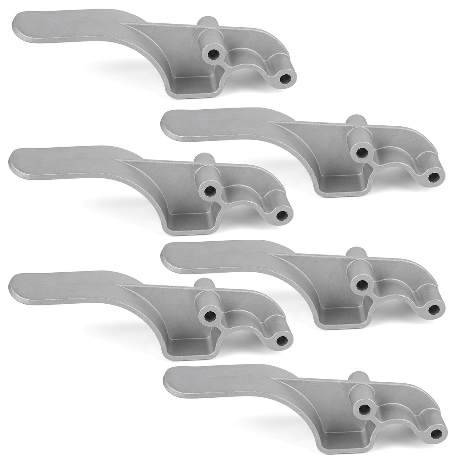 6PCS Easy-Off Aluminum Tarp Stop Upright, Direct Replacement For Shurco 1705775