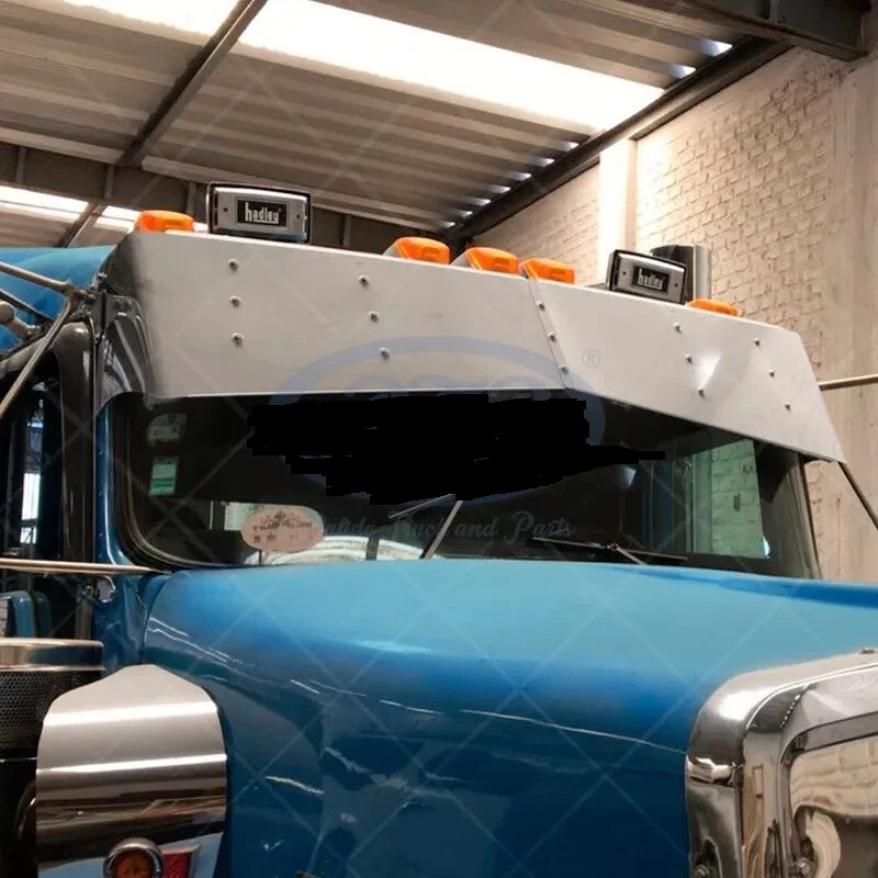 Kenworth T600 T660 W900L W900B T800 Stainless Steel 15 Inches Drop Visor