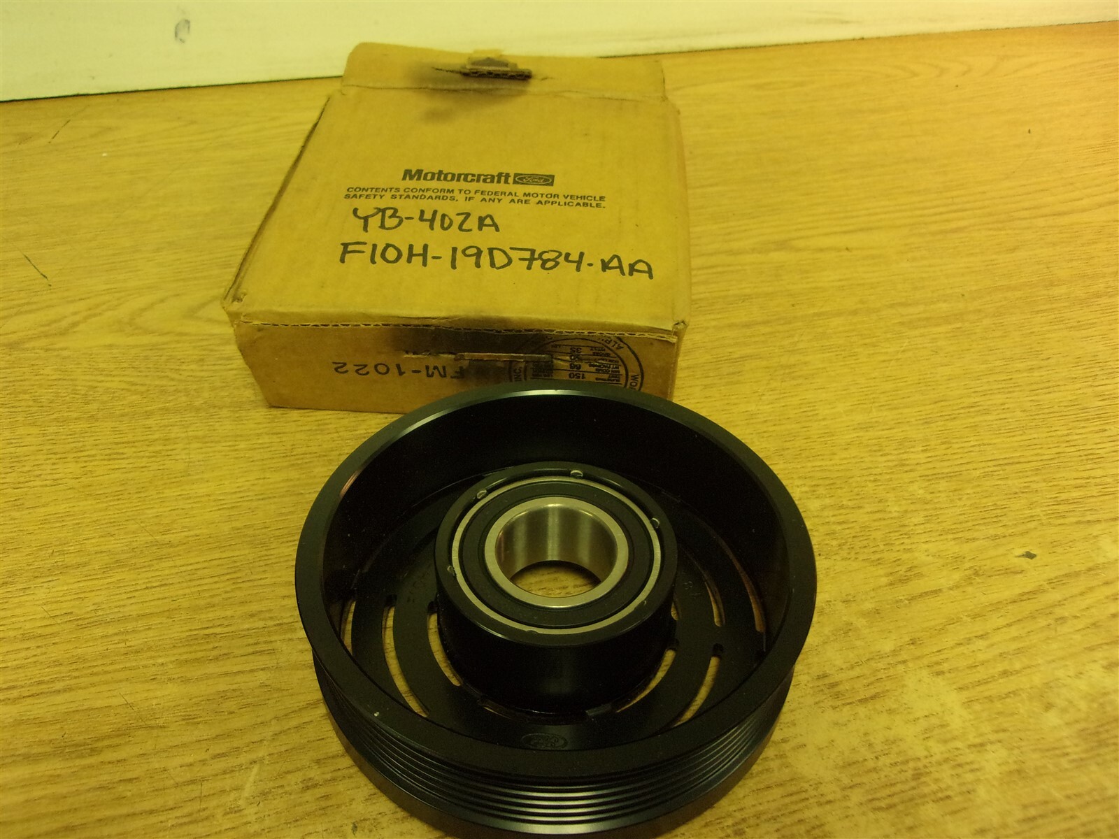 NEW Ford F10H-19D784-AA Motorcraft OEM Compressor Clutch Pulley *FREE SHIPPING*