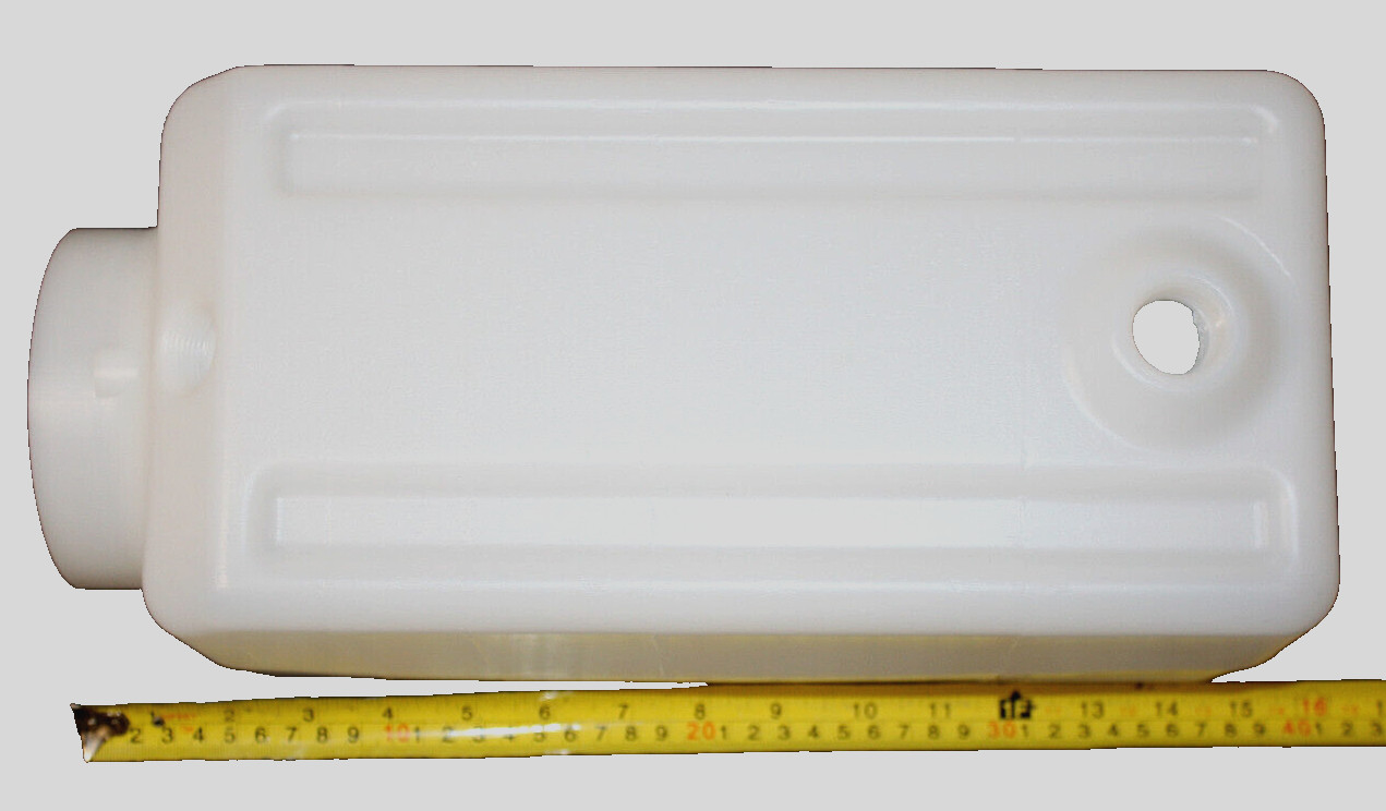 Monarch K14168, Horizontal Plastic Reservoir, 6.75X6.75X15 w/Install Hardware!