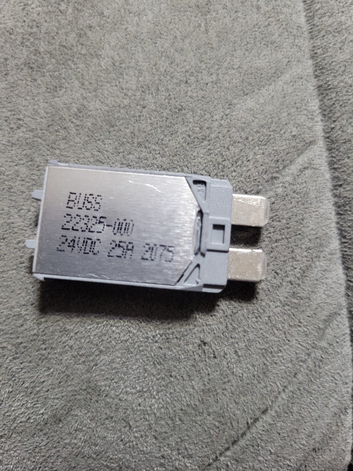 Bussmann 22325-000 Fuse, 24Vdc, 25A