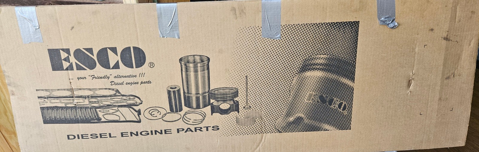 ESCO brand part # 4026684 ISX 15 oil pan gasket item is new never installed