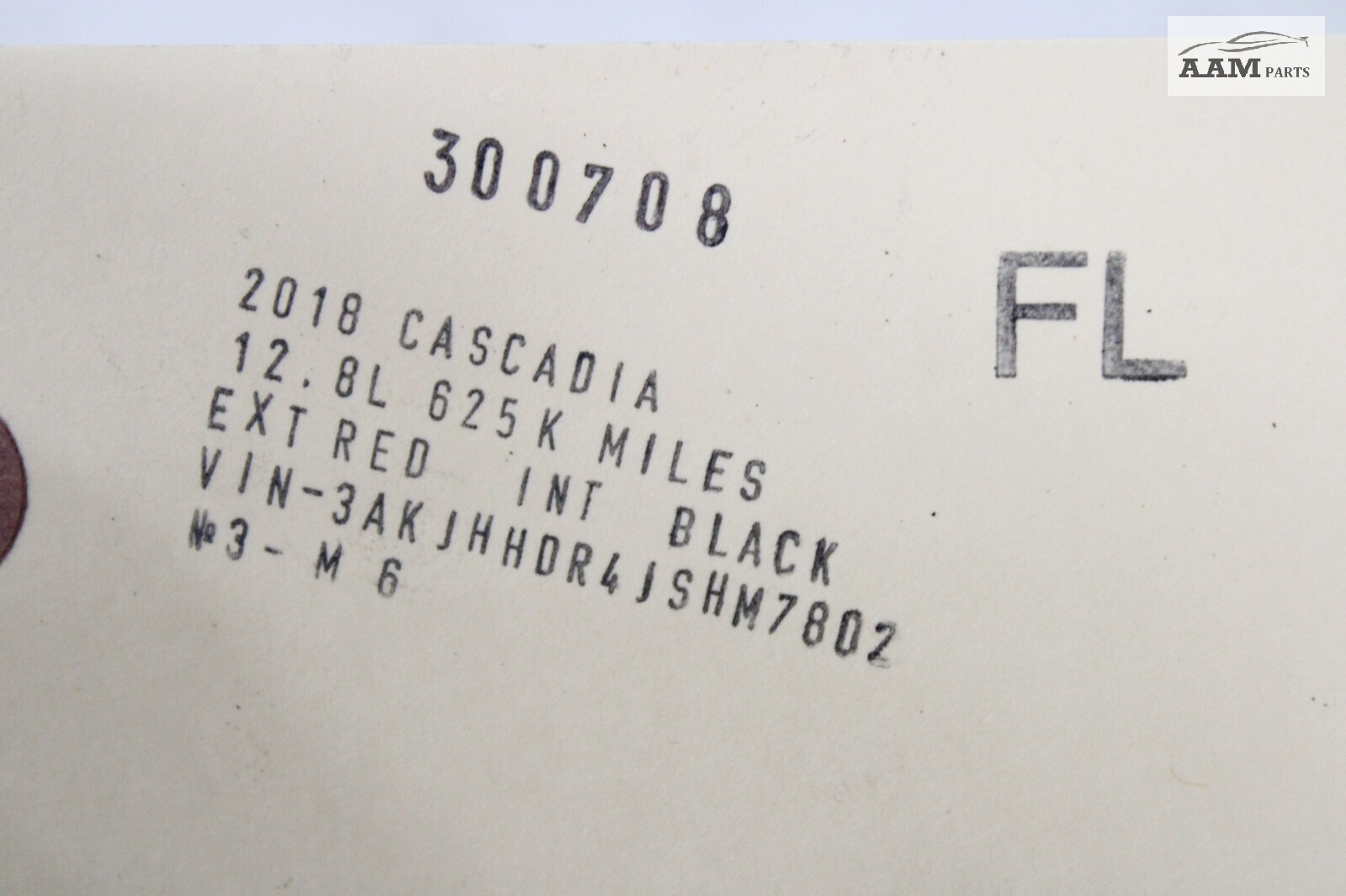 18-2024 FREIGHTLINER CASCADIA FRONT LEFT SIDE AXLE STOP R16-20848-000 OEM