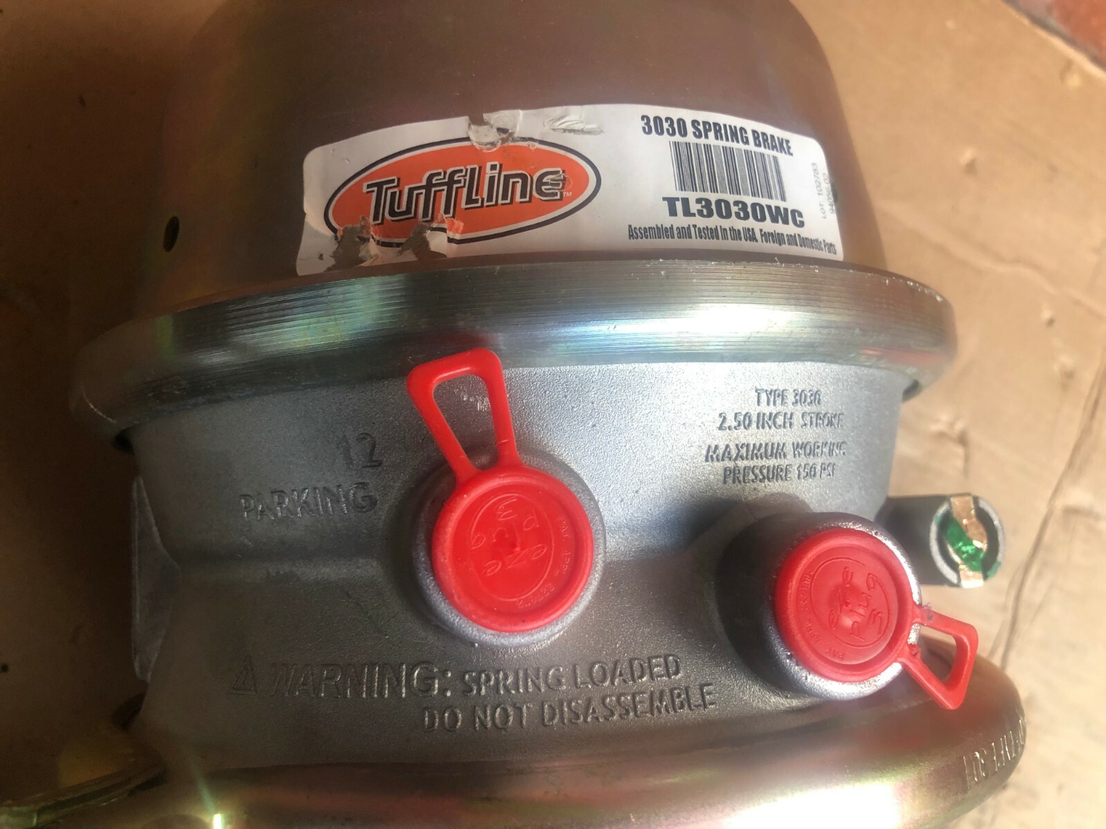 Genuine TuffLine TL3030WC 3030 Spring Brake FREIGHTLINER Combination HDX-GC3030