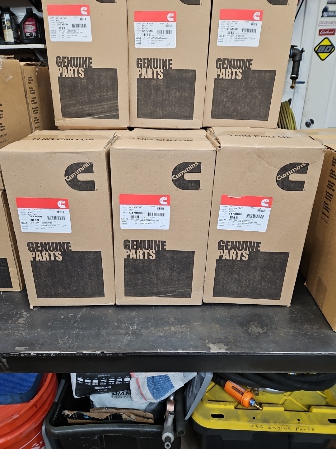 Genuine OEM Cummins Liner Kit 5473000 For EPA17 15 Liter ISX/QSX Engines