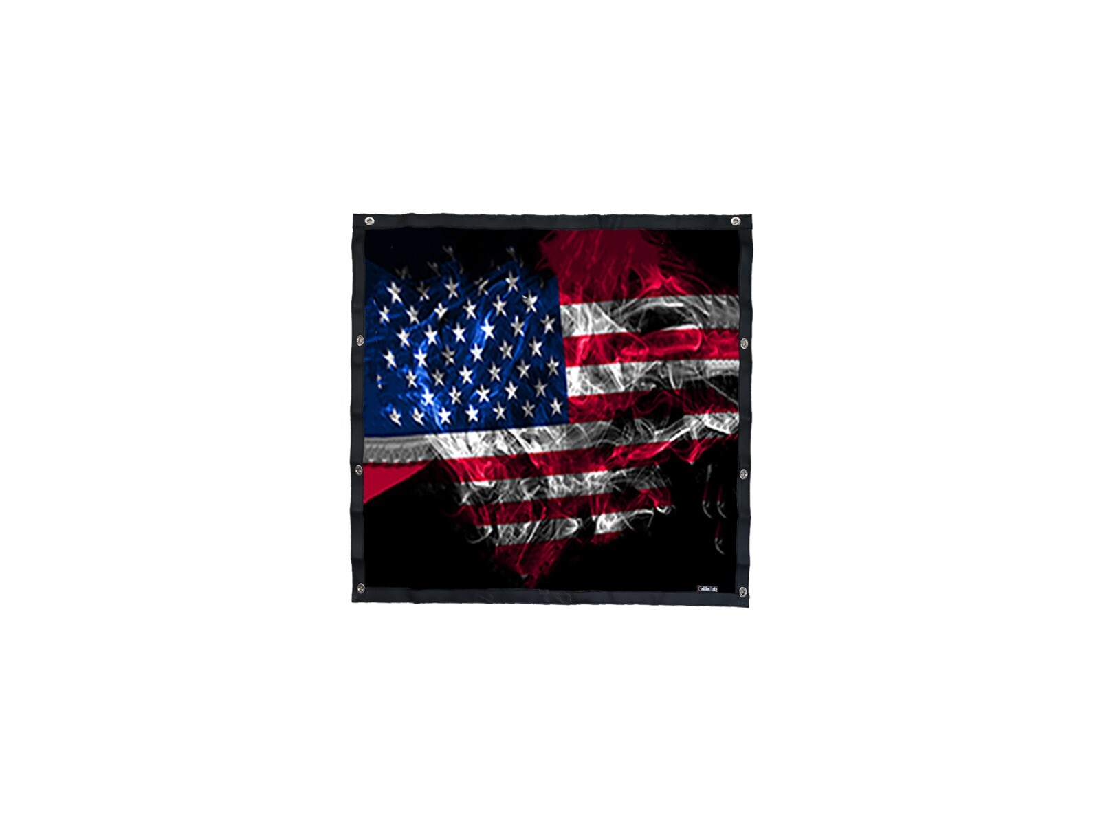 Premium Smokey Flag Mesh Bug Screen Fits Kenworth W900B by GrilleAdz