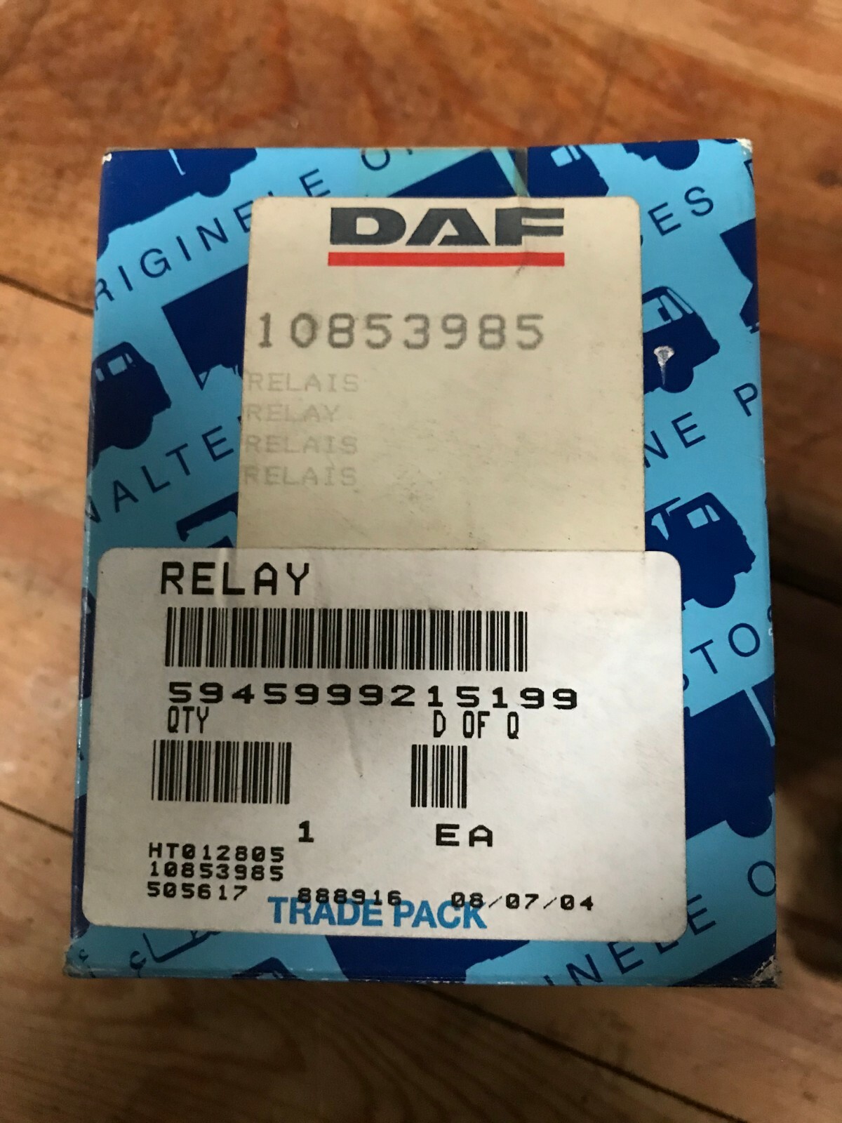 Fits COMMERCIAL Fits DAF 10853985 Relay PRESTOLITE Reverse polarity 853985 H21