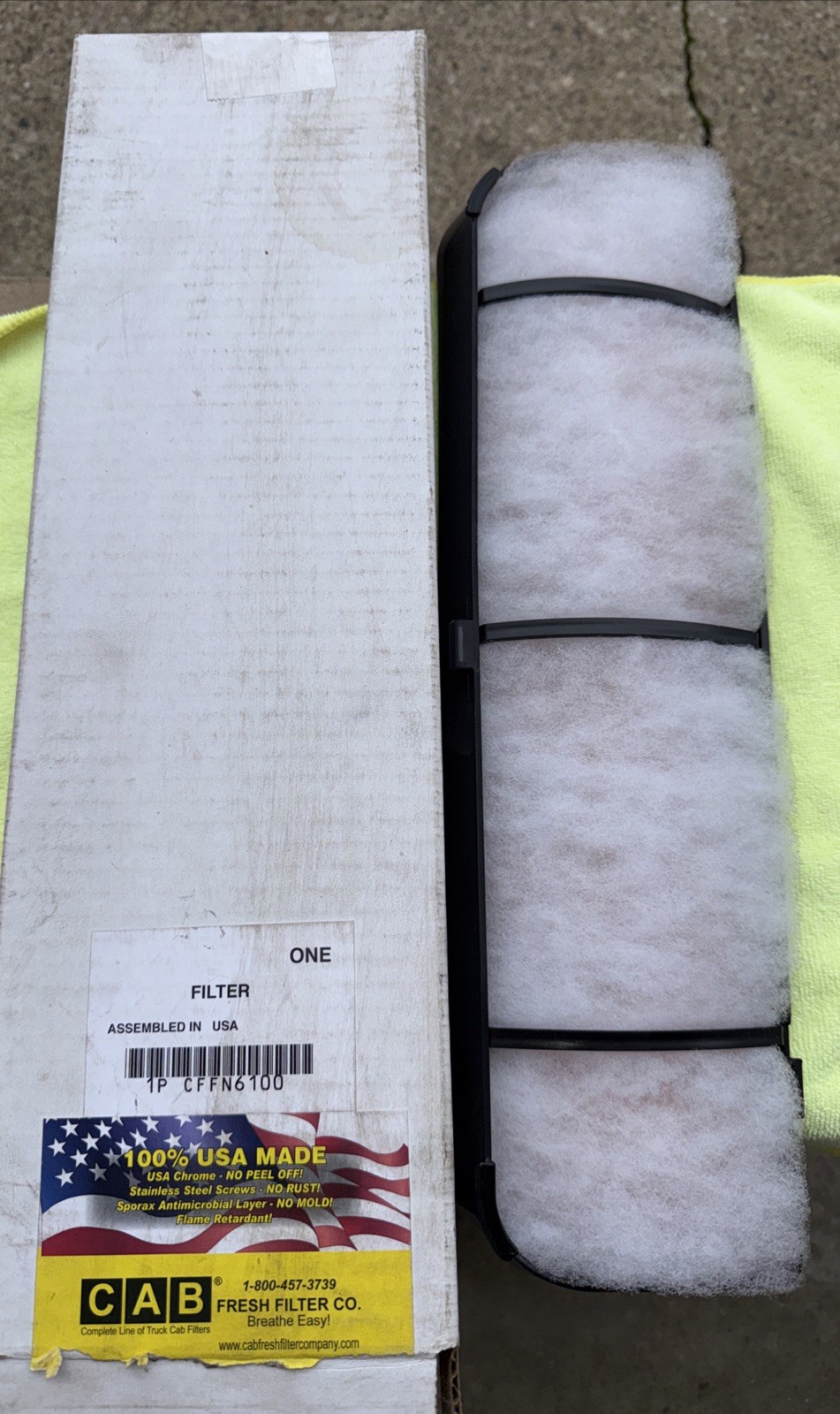 FRESH FILTER FOR NAVISTAR PDC FILTER ASSY CAB FRESH A/C CFFN6100