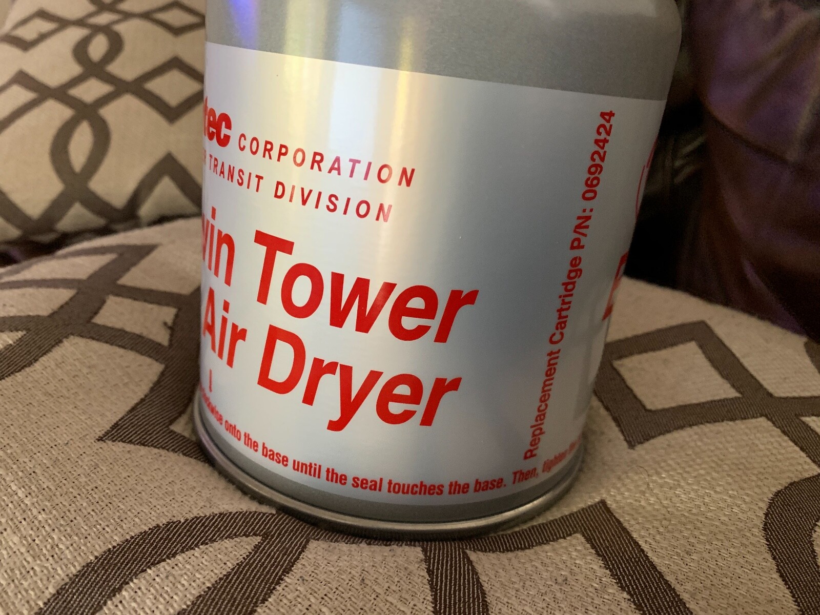 0692424 AIR DRYER filter cartridge E-1A WABTEC