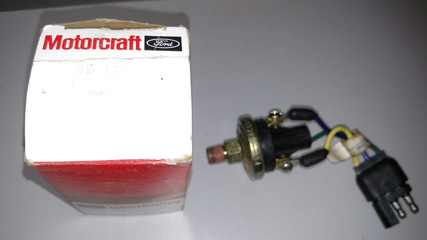 Ford Motorcraft SW-1717 E1H2-9278-D or E1HT or E1HZ Pressure Switch NOS Sterling