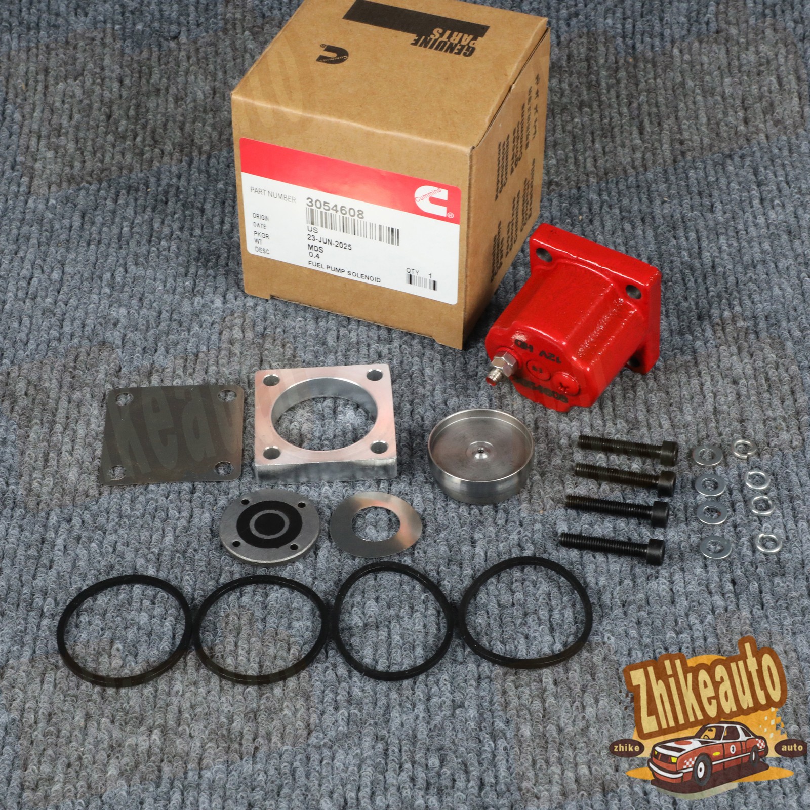 NEW Fuel Shutoff Valve Set for Cummins N14 180204 209940 3054608 Solenoid US