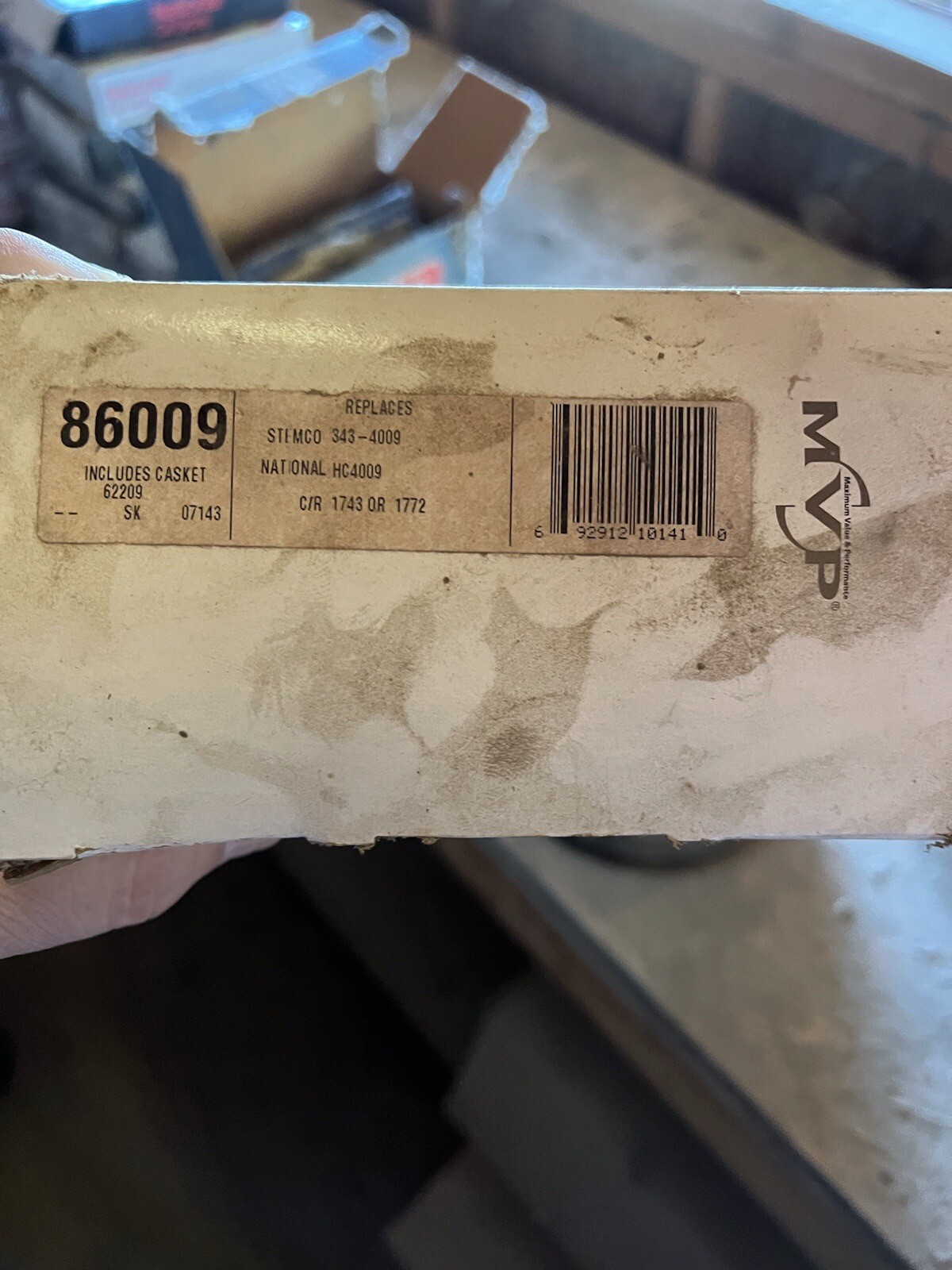 MVP 86009 With Gasket 61067 Bolt-On Hub Cap 340-4009 343-4009 HC4009 HU009A