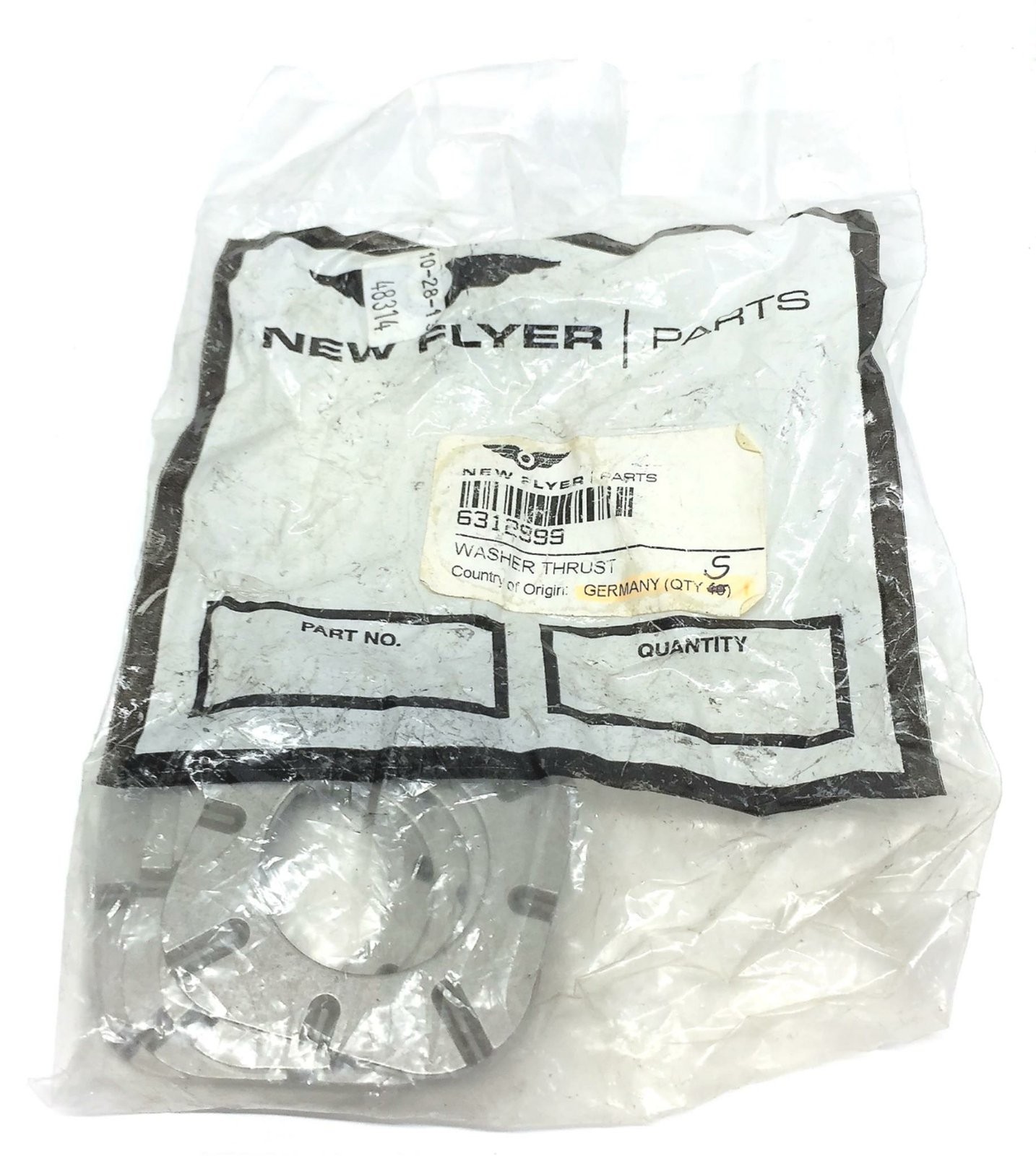 New Flyer Parts Thrust Washer 6312999 [Lot of 5] NOS