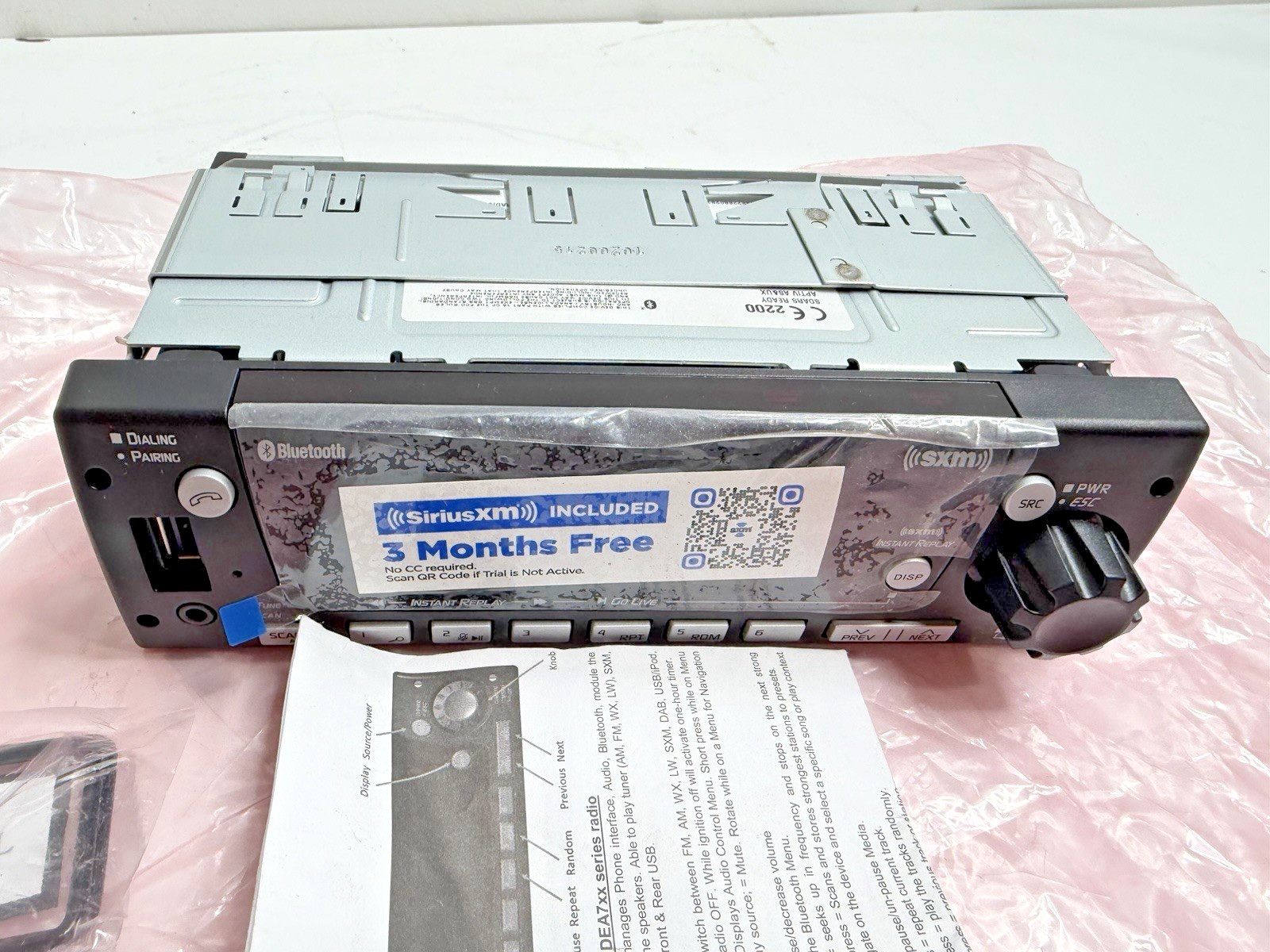 PP107180-7301131200 Genuine Pana Pacific Radio OEM Paccar DEA730 PB AMBER NEW!