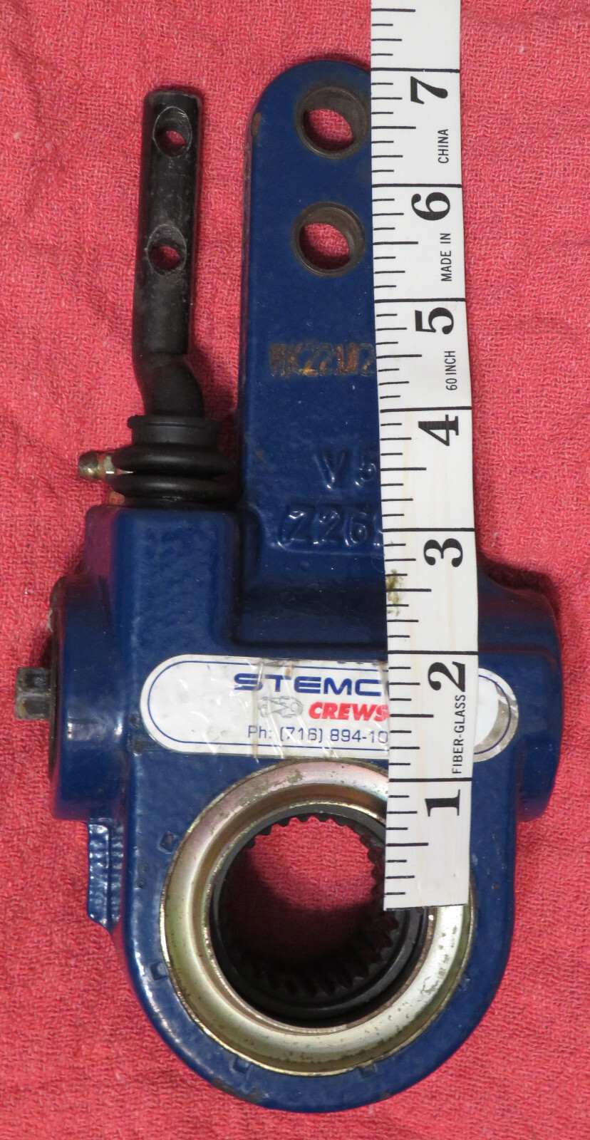 Crewson MK22102S Automatic Slack Adjuster- 1.5″-28 Spline, 5.5/6.5″ Arm 5/8″ Cle