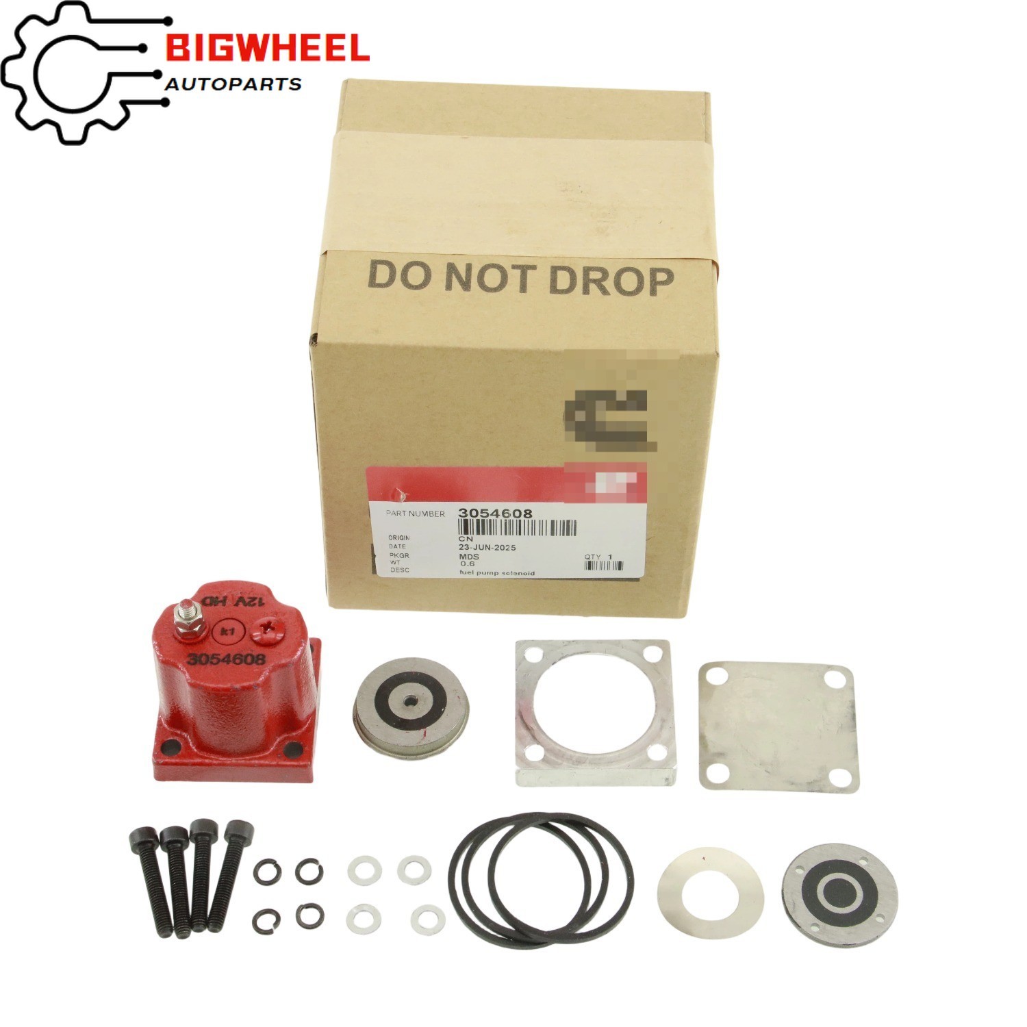 180204 209940 3054608 NEW OEM Fuel Shutoff Valve Set for Cummins N14 Solenoid US