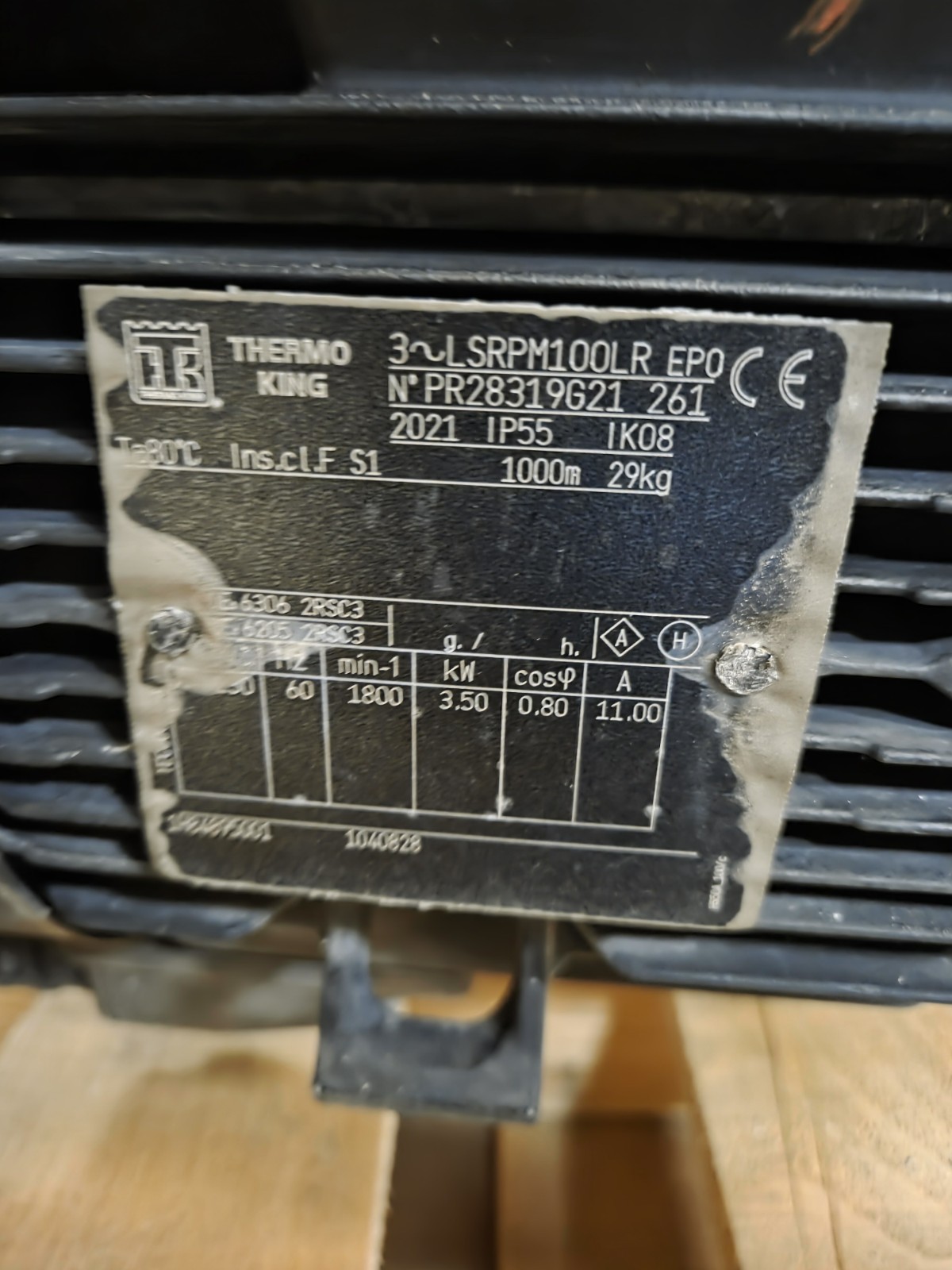 2021 Thermo King C600 Engine Complete With 3,300 Hours 4ANSEA NYDXL02.1NFB