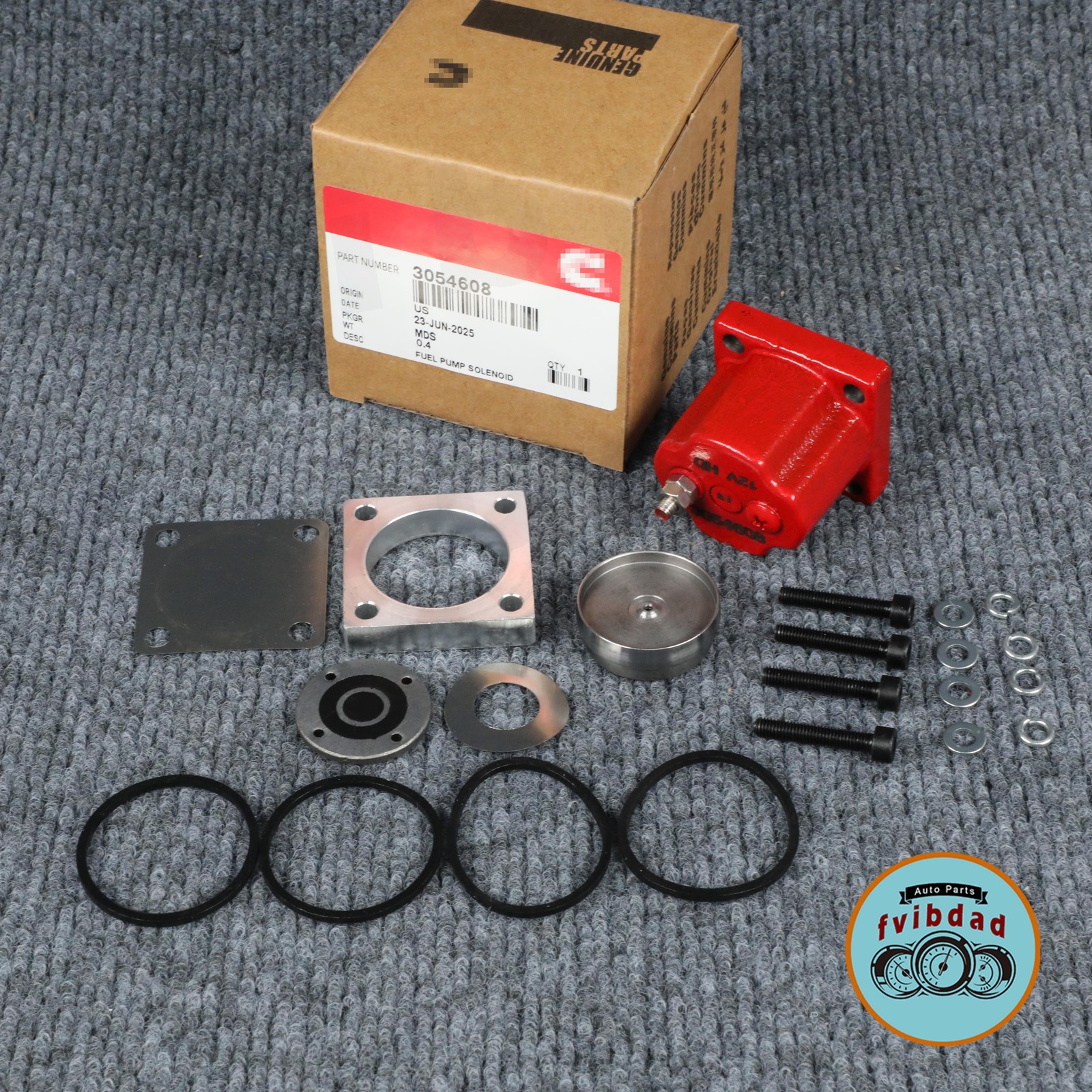 New 180204 Fuel Shutoff Valve 3054608 209940 Fits For Cummins N14 PAI Solenoid