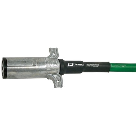 Tectran 169153 Air Brake Hose And Power Cable Assembly 15 Ft. 4 In 1, Horizontal