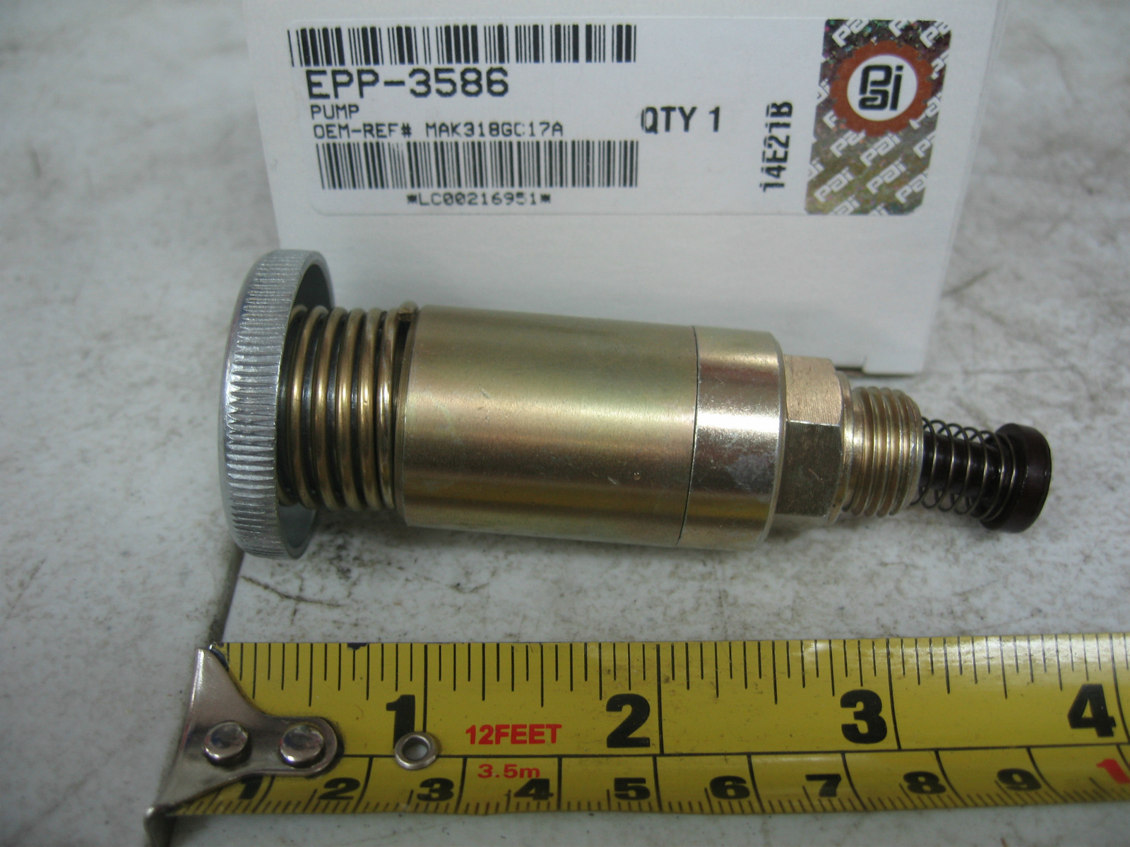 Fuel Supply Primer Pump for E6 PAI# EPP-3586 Ref# Mack 318GC17A Bosch 2447010033