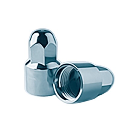Haltec H-78 Wheel Lug Nut Cover Chrome, 2.125″ Height, For 16″ And 19″ Alcoa Whe