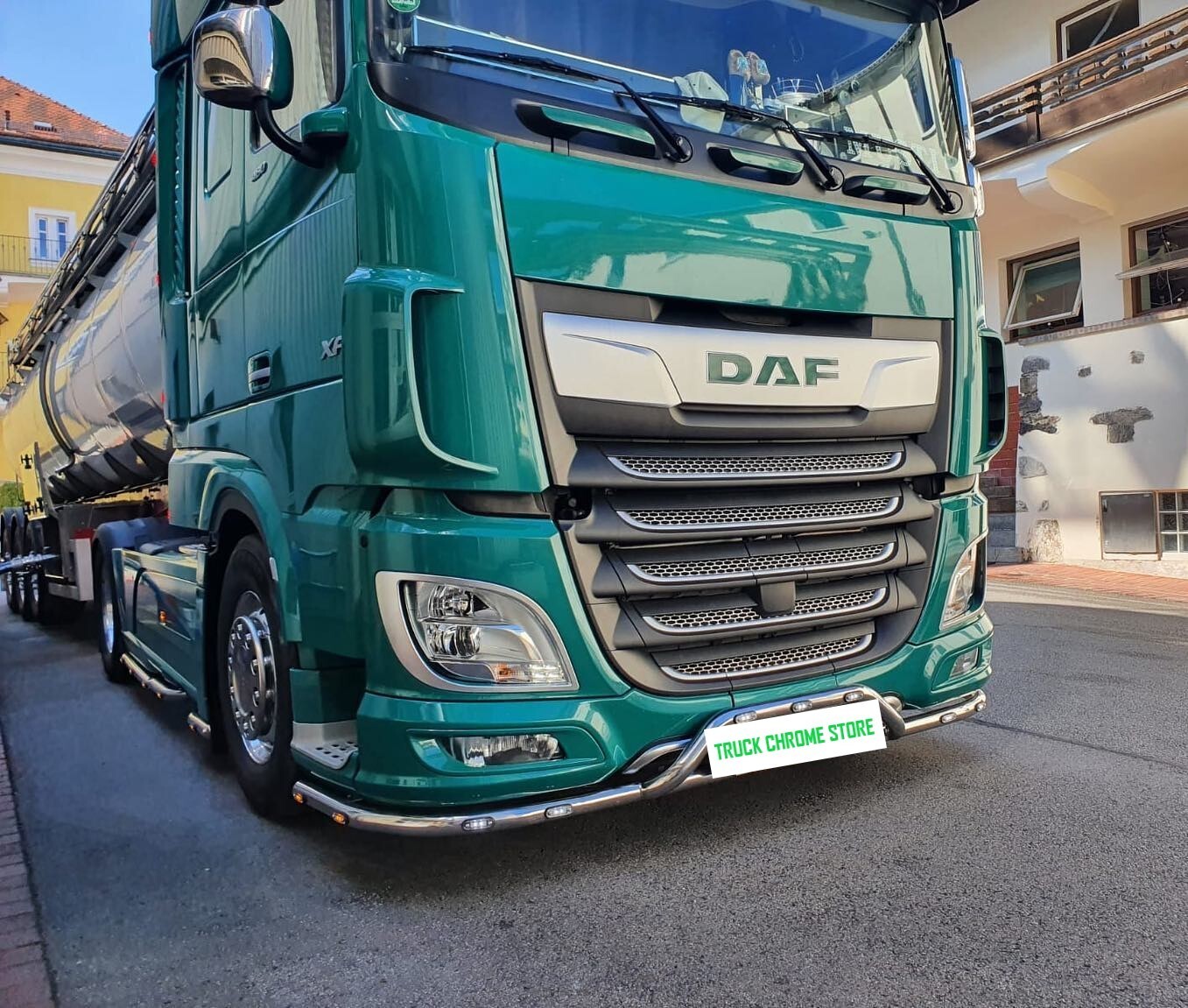 DAF XF 106 FOG FRAME CHROME Super Polished Stainless Steel. ( 1 SET )