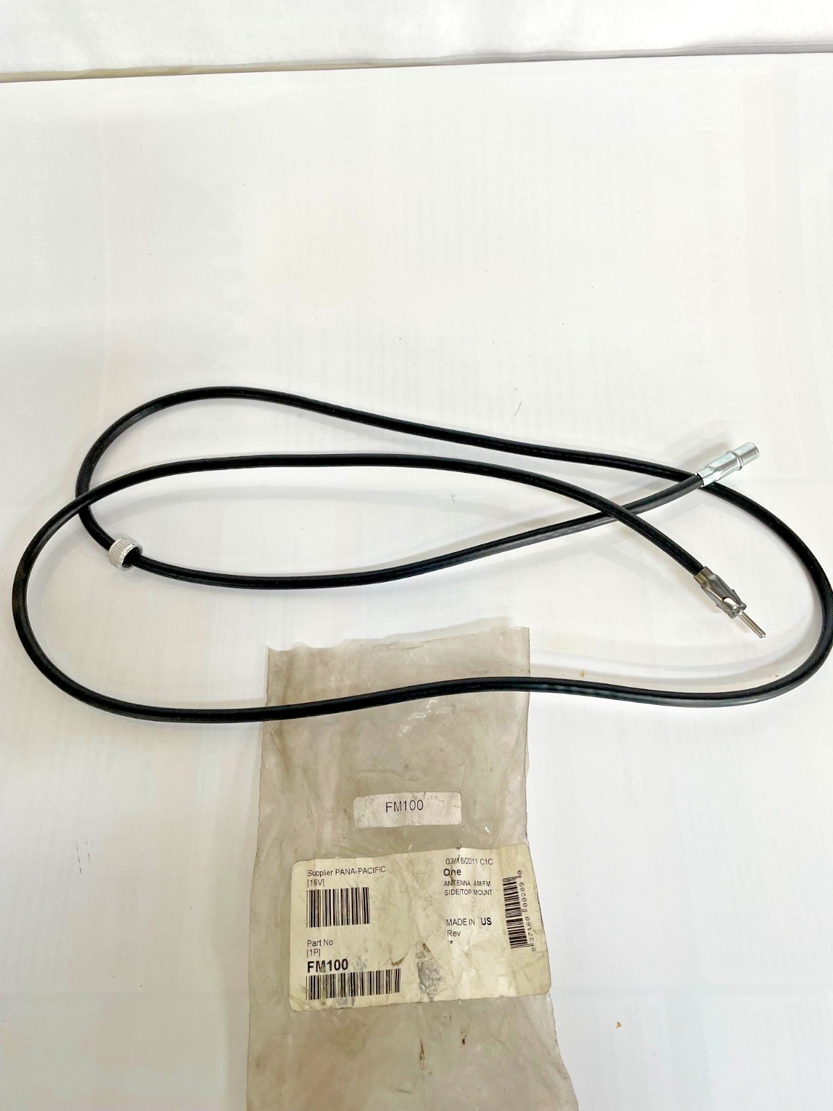 PANA PACIFIC FM100 CABLE, HOSE ANTENNA SIDE/TOP MOUNT