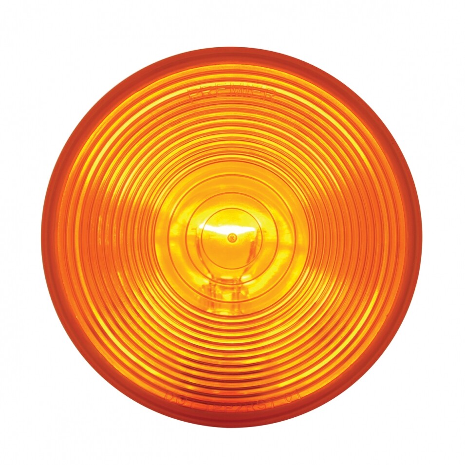 Stainless Light Bracket w/ Three 4″ Lights & Grommets – Amber Lens