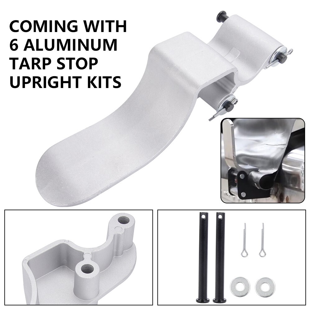 6x Aluminum Tarp Stop Easy-Off Cast Upright Kit Pro Trucking Products 1705775-1