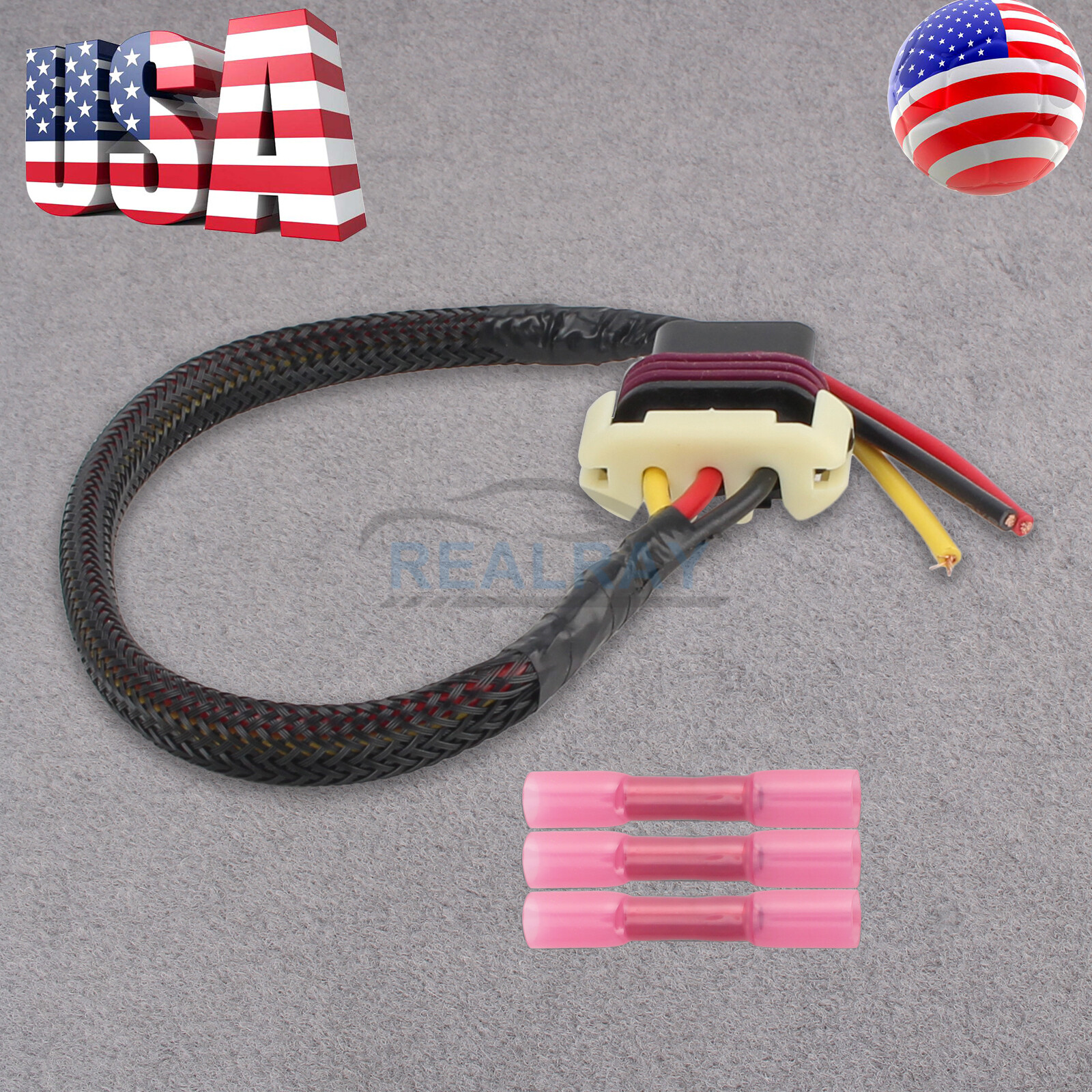 Low Coolant Sensor Connector Pigtail Harness Plug for Peterbilt Kenworth W094112