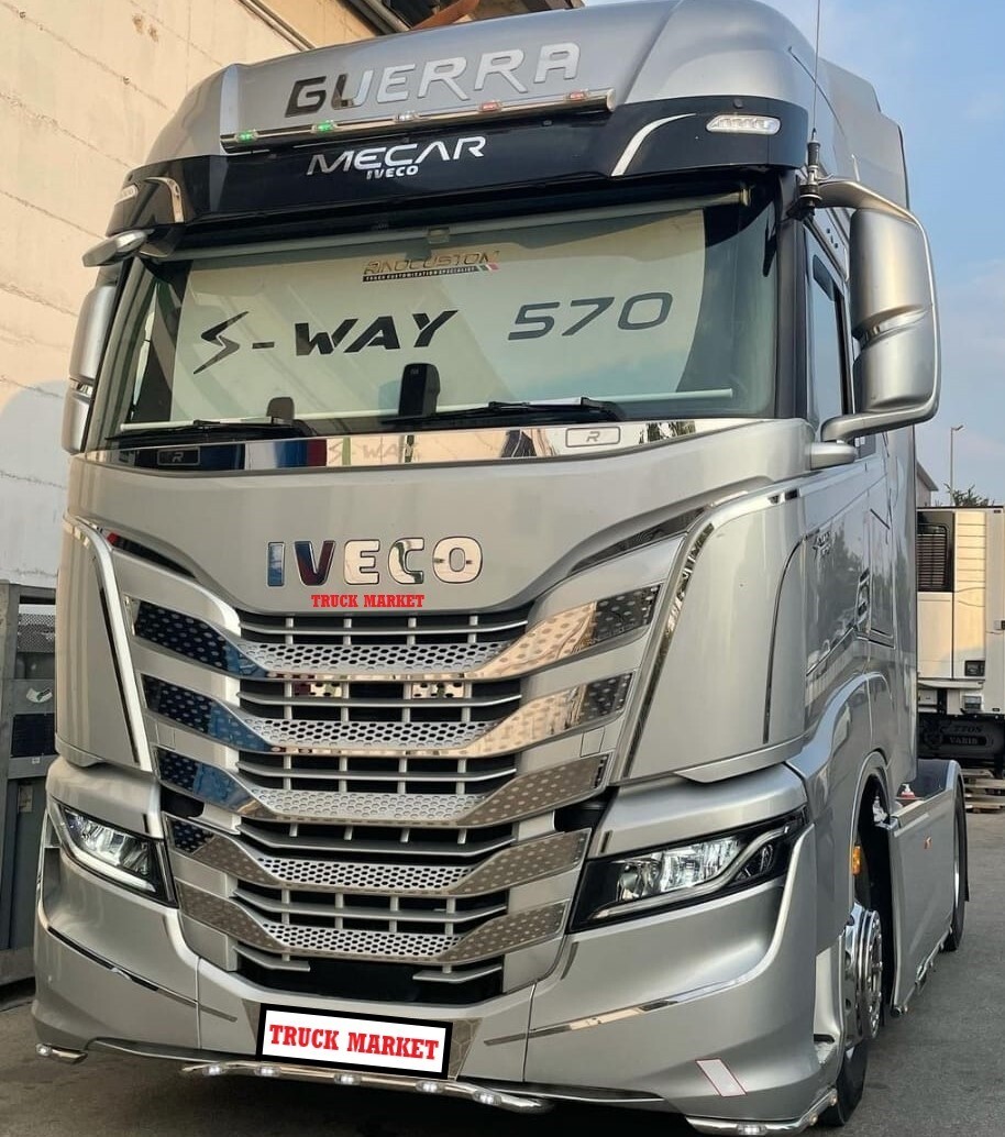 iveco S-WAY Mirror Cover CHROME Stainless Steel 2 Pieces.