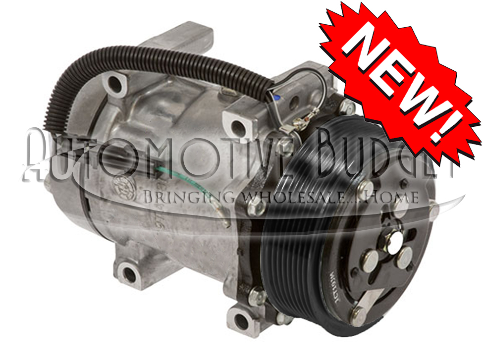 A/C Compressor w/Clutch for Sanden 4028, 4310, 4420 – NEW