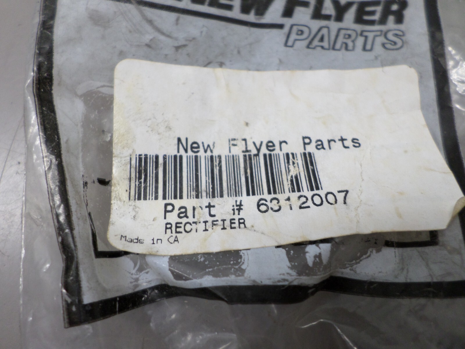 New Flyer Parts 6312007 Rectifier