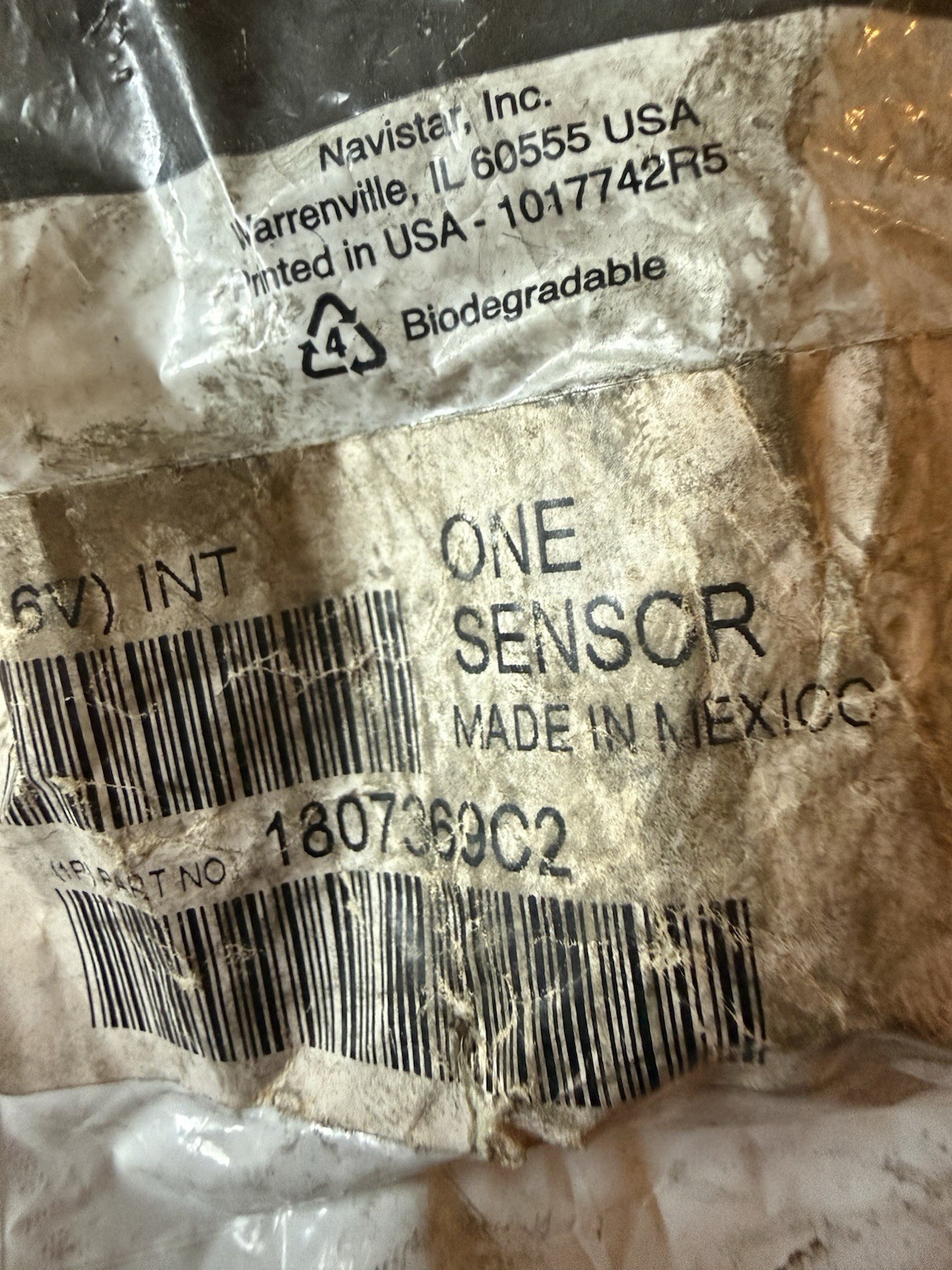 Genuine OEM International Oil Pressure Sensor 1807369C2