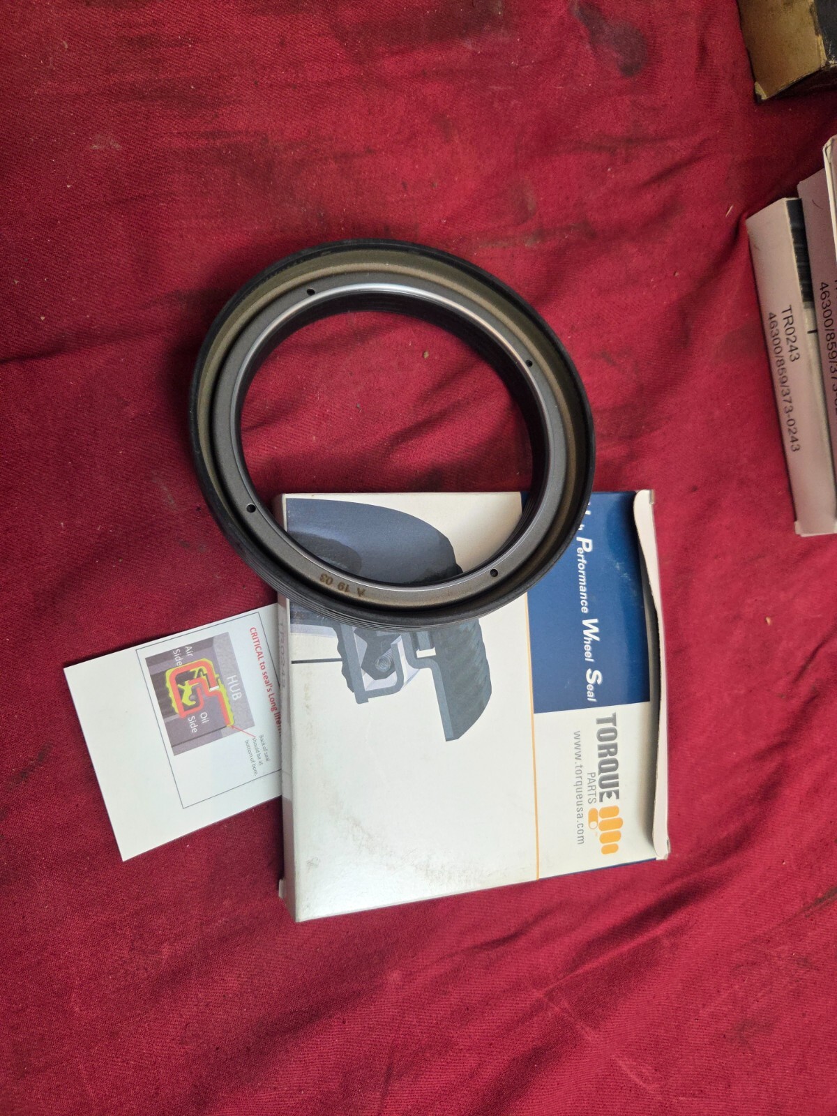 TORQUE PARTS TRO243, WHEEL oil Seal 46300, 859, 373-0243 Heavy Duty