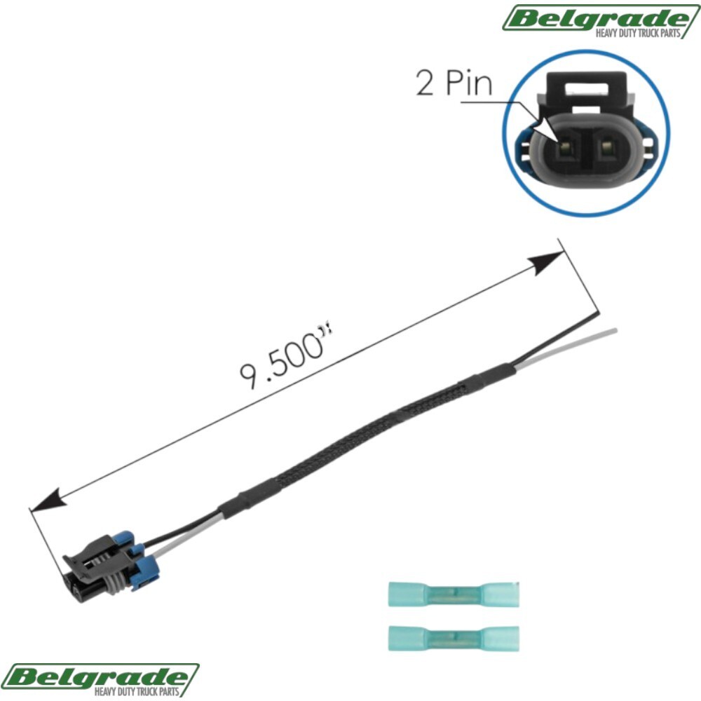 571.PT161 2-Wire Pigtail Replaces Grote 68580 – 8.25″