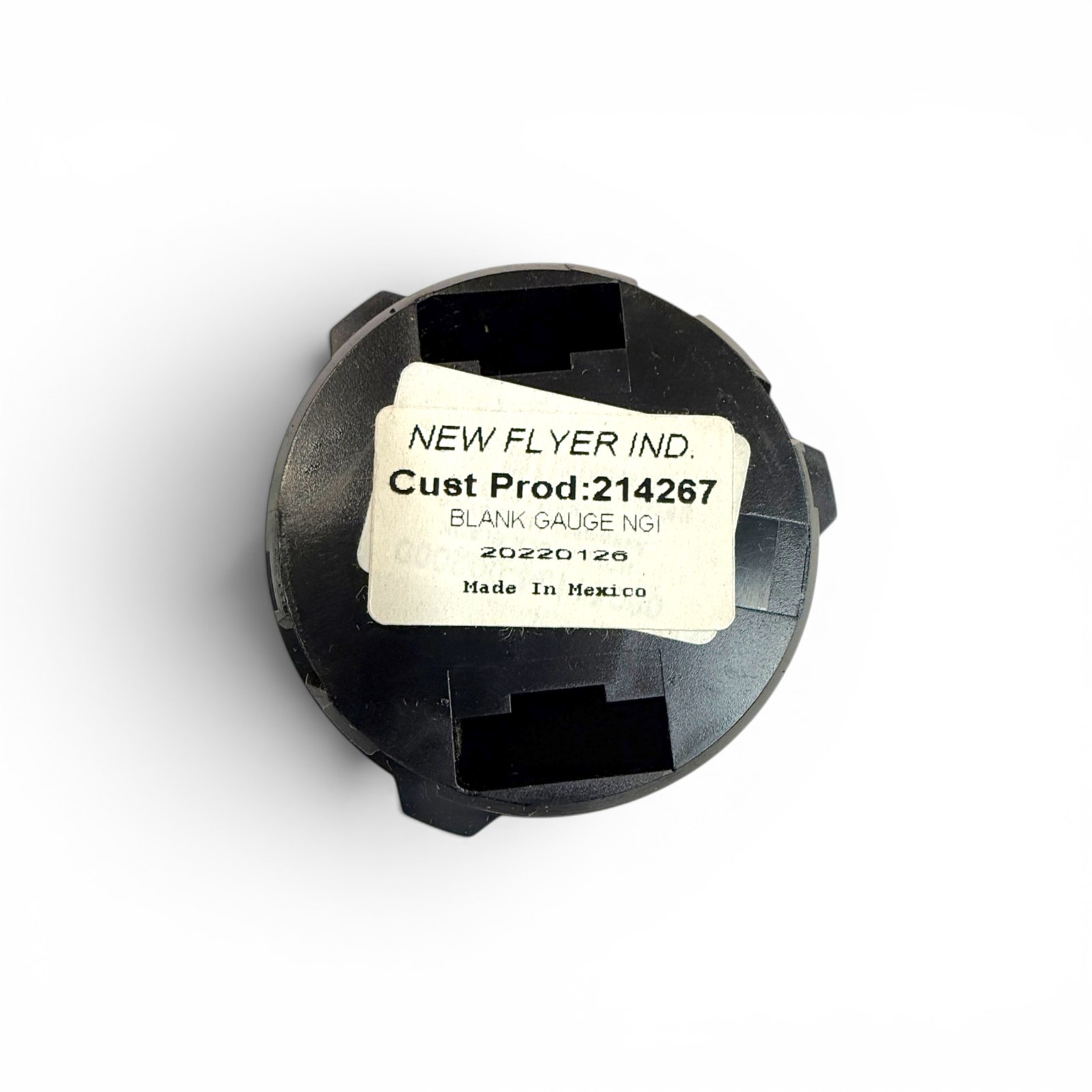 New Flyer 214267 2″ Blank Gauge Hole Cover Plug Genuine OEM