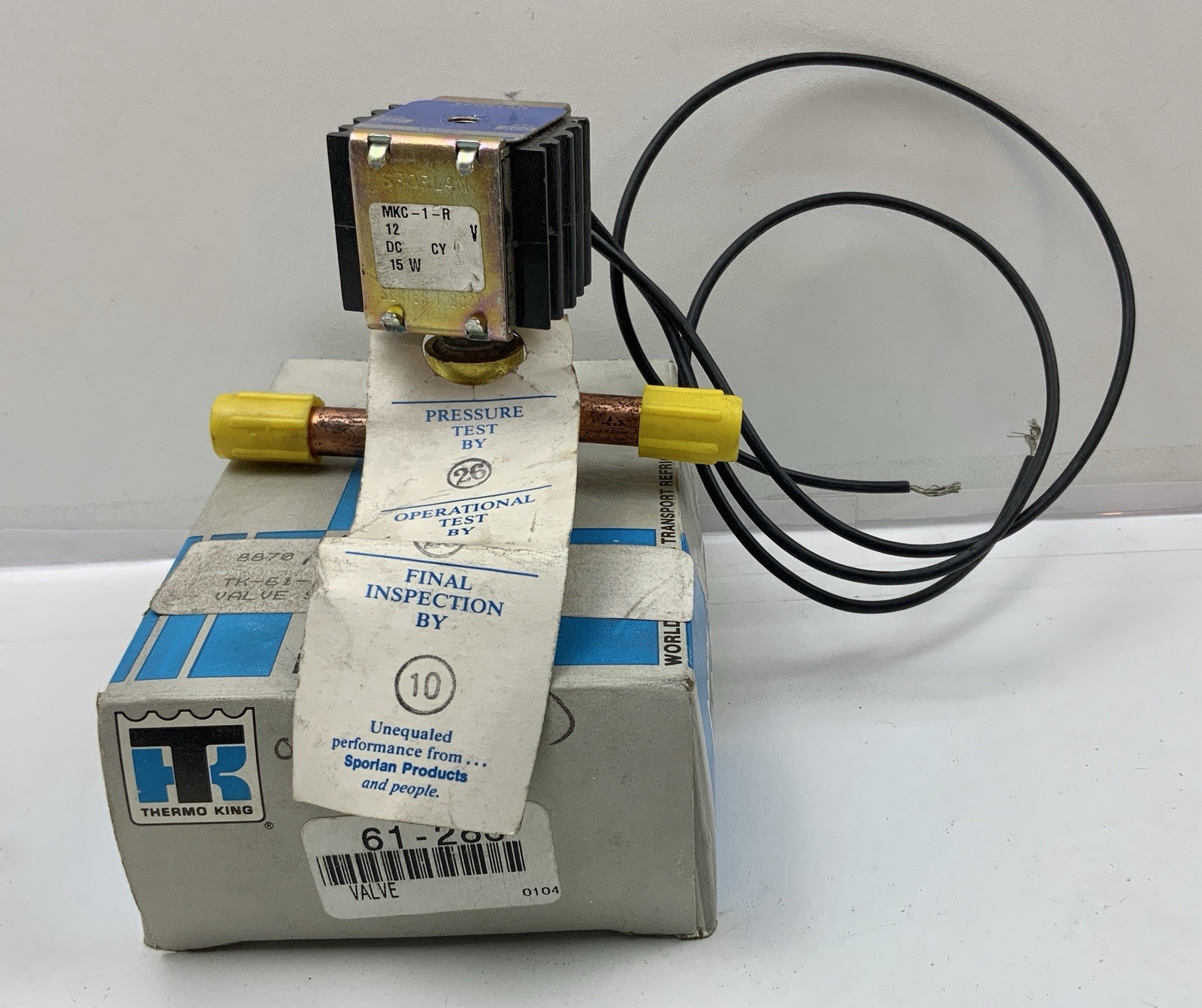 NEW! Thermo King : Solenoid Valve P/N: 61-283 (SPORLAN XUZ-2 12V 15W)