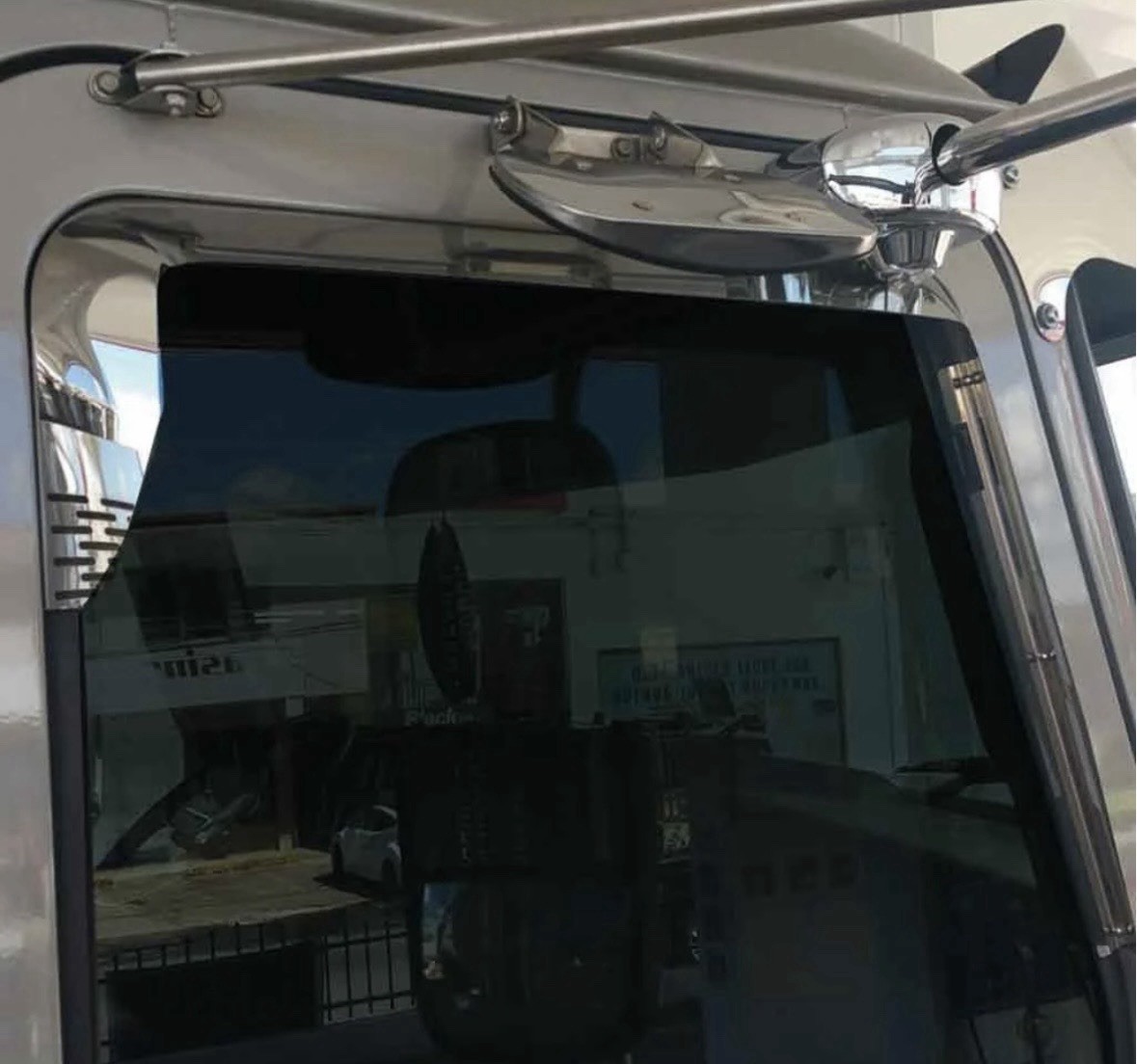 TM-1413 Mack CH-Granite-Vision Door Window Shades (All Years)