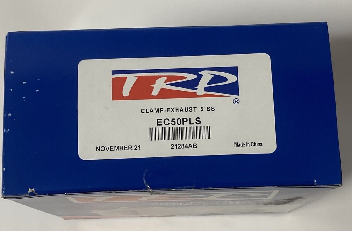 ~BRAND NEW 10-PACK of STAINLESS STEEL PREFORMED 5″ TRUCK EXHAUST CLAMPS~ EC50PLS
