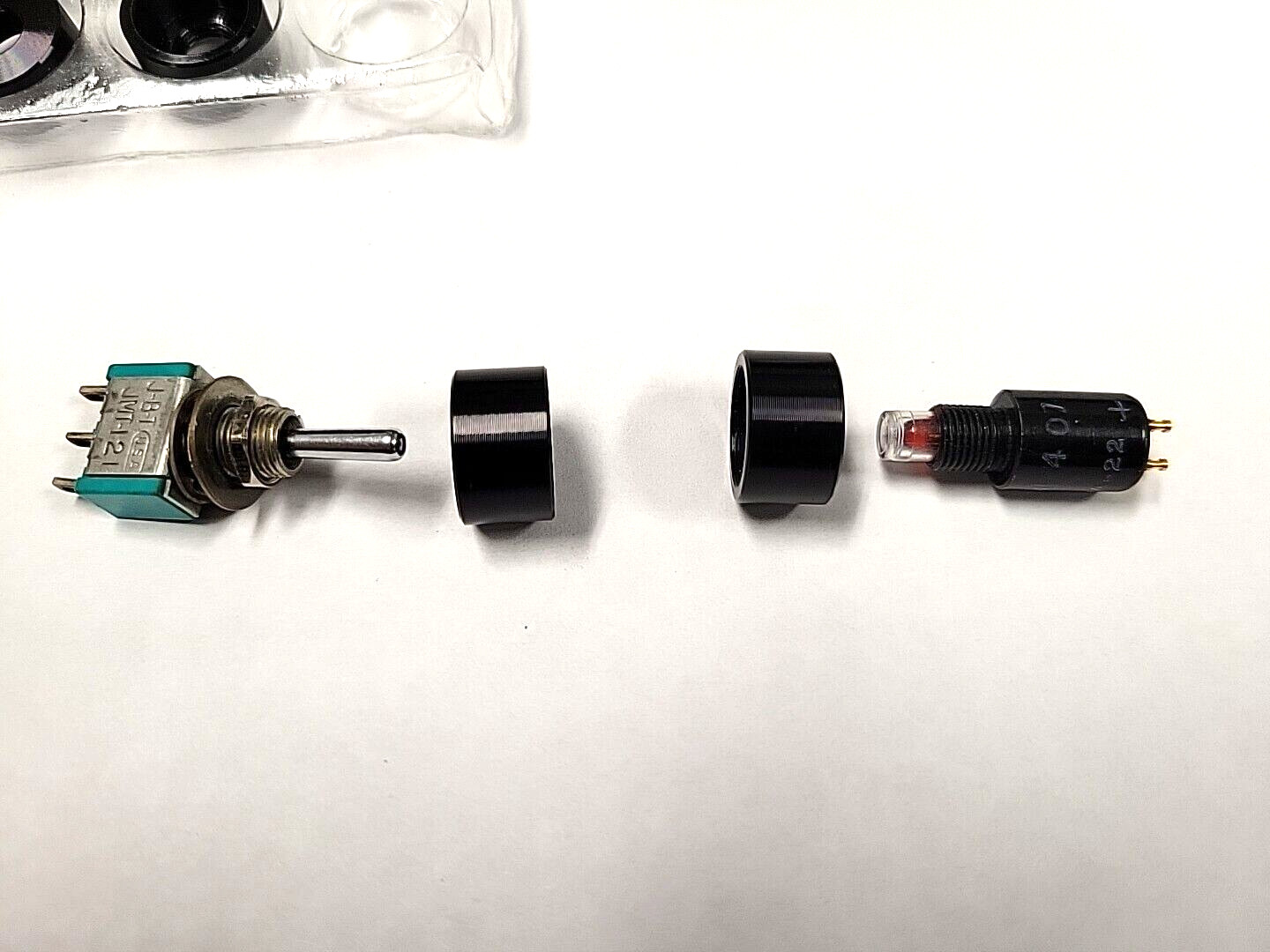 ALCO G-12-B (1pc) 1/4″ ROUND Mini-toggle Switch Guard FIT MOST 1/4″-40NS THREAD
