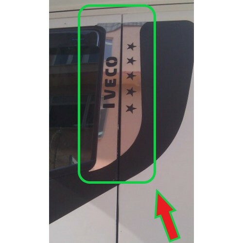 IVECO Stralis Door Pillar Chrome 4 Pices.