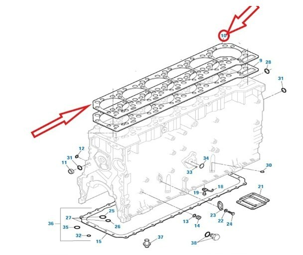 Spacer Plate for Caterpillar C15, 3406E, C16 & C18 Engines | 6I4421