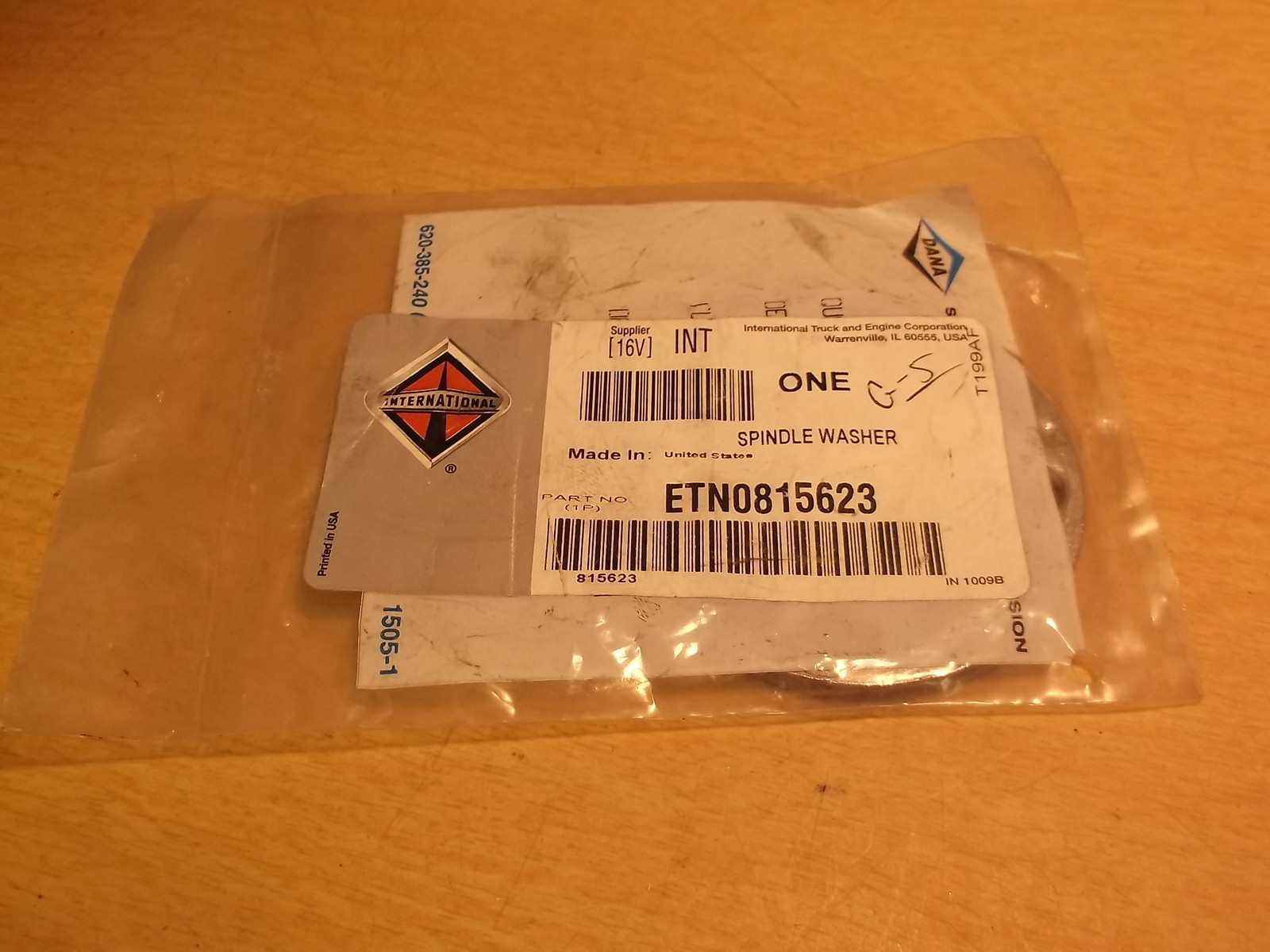 NEW International ETN0815623 Spindle Washer *FREE SHIPPING*