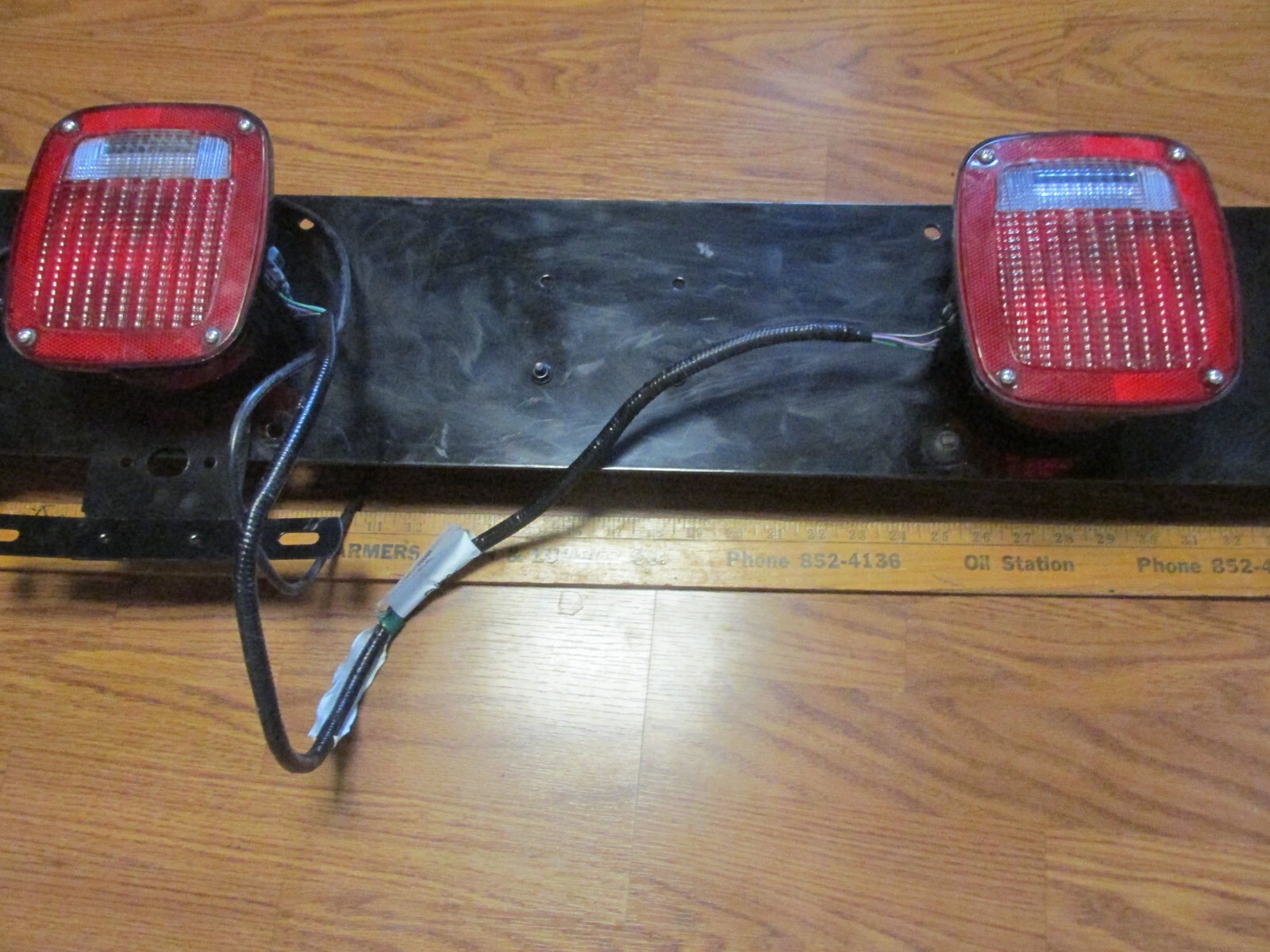 GROTE TRUCK TAIL LIGHT BAR PANEL FOMOCO KENWORTH PETERBILT W BACKUP ALARM WIRING