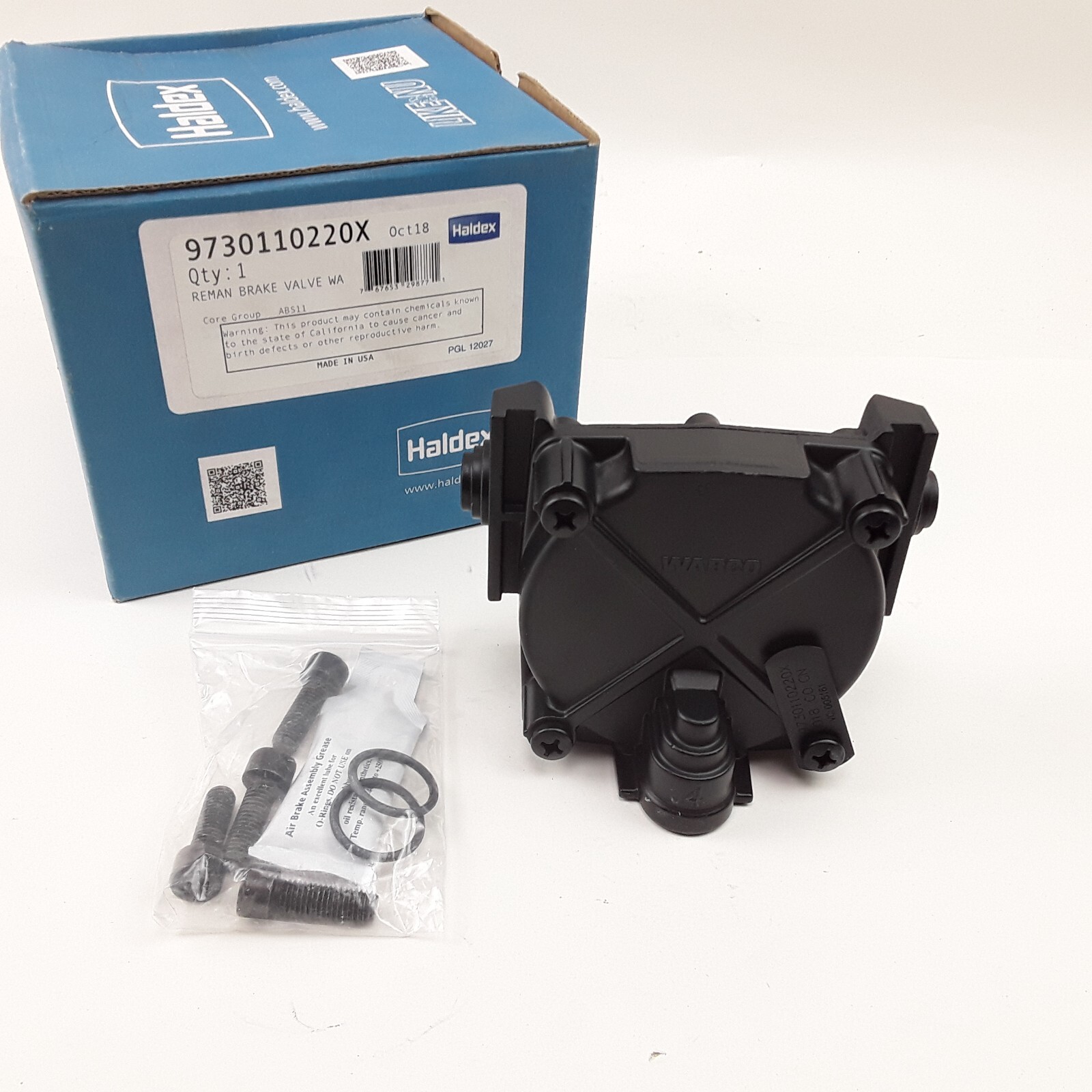 Haldex 9730110220X AntiLock Brake System ABS Relay Valve For Heavy Duty Trucks