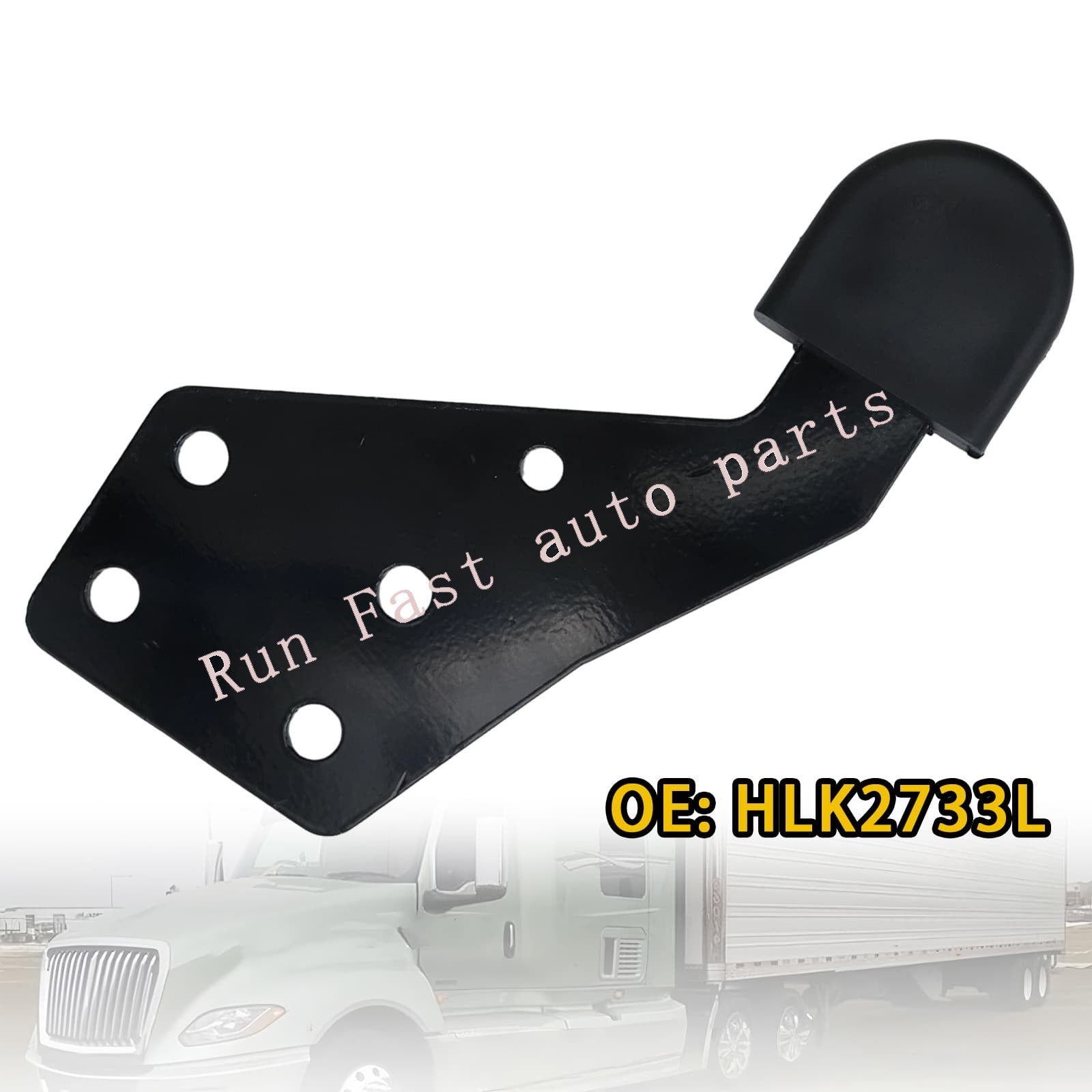 Left Driver Side Hood Guide Poly HLK2733L For Select International Trucks New