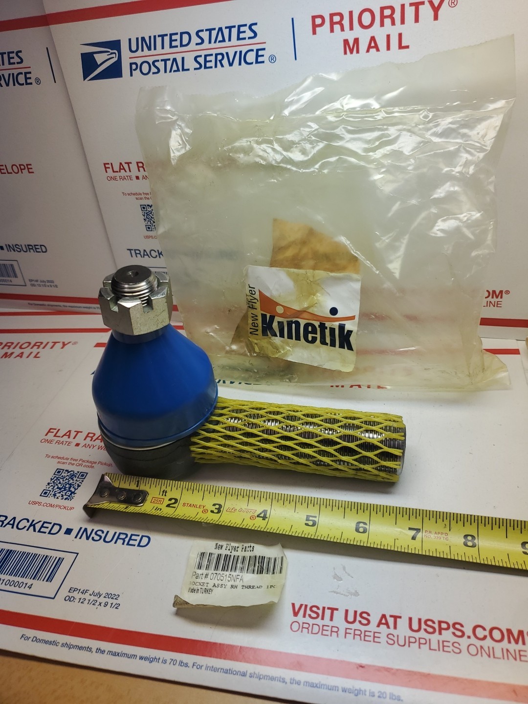 New Flyer (TRW) 070515 Tie Rod End Socket Asm, RH Thread. Ref 070515NFA NEW, G6
