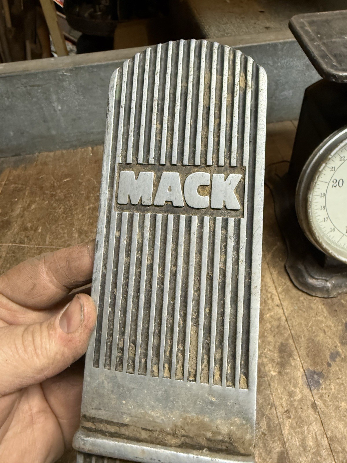 Vintage OEM Mack Semi Truck Tractor Trailer Gas Accelerator Foot Pedal Parts USA