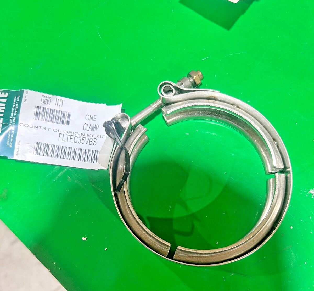 NEW FLEETRITE V-BAND TURBO CLAMP FLTEC35VBS RG RAY 50421-1 3553803C2💥SHIPS FRE